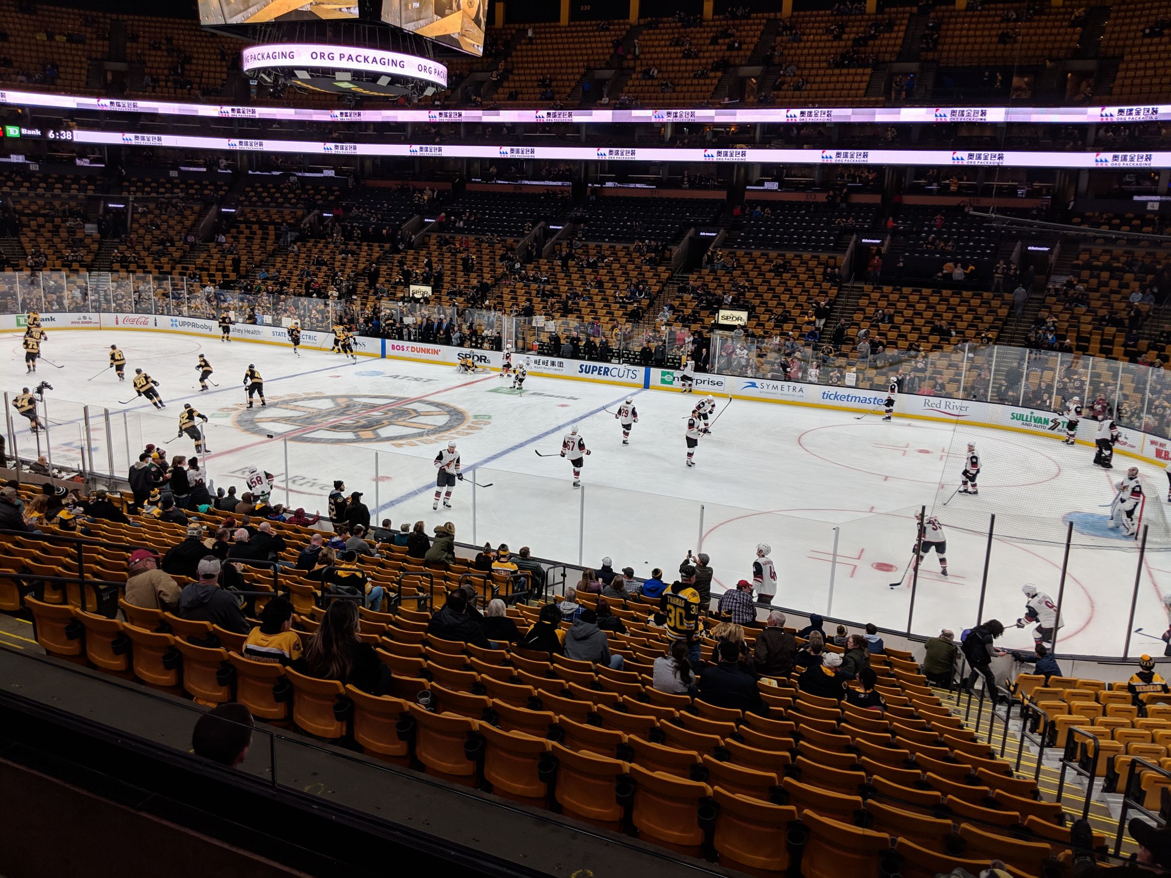 section 137, row bb seat view  for hockey - td garden