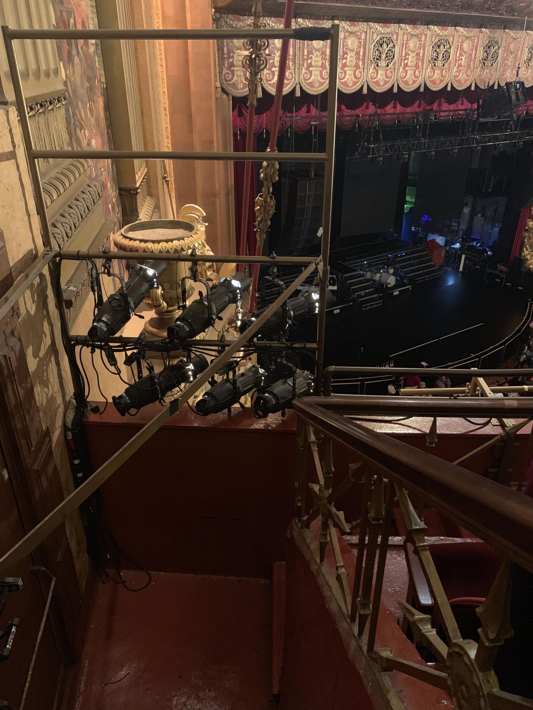 lower balcony 5, row d seat view  - beacon theatre