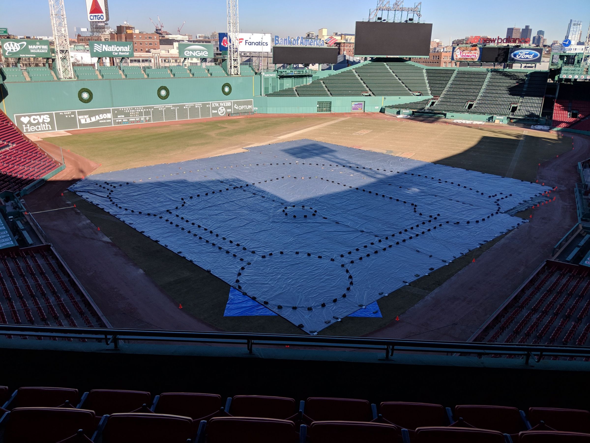 emc club 4 seat view  for baseball - fenway park