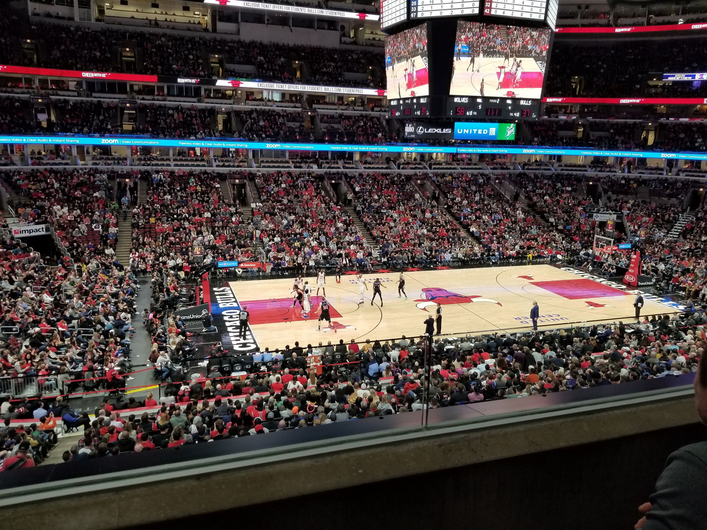 Section 202 at United Center Chicago Bulls