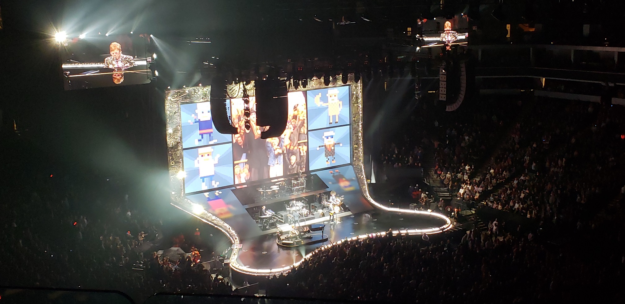 section 217, row e seat view  for concert - golden 1 center