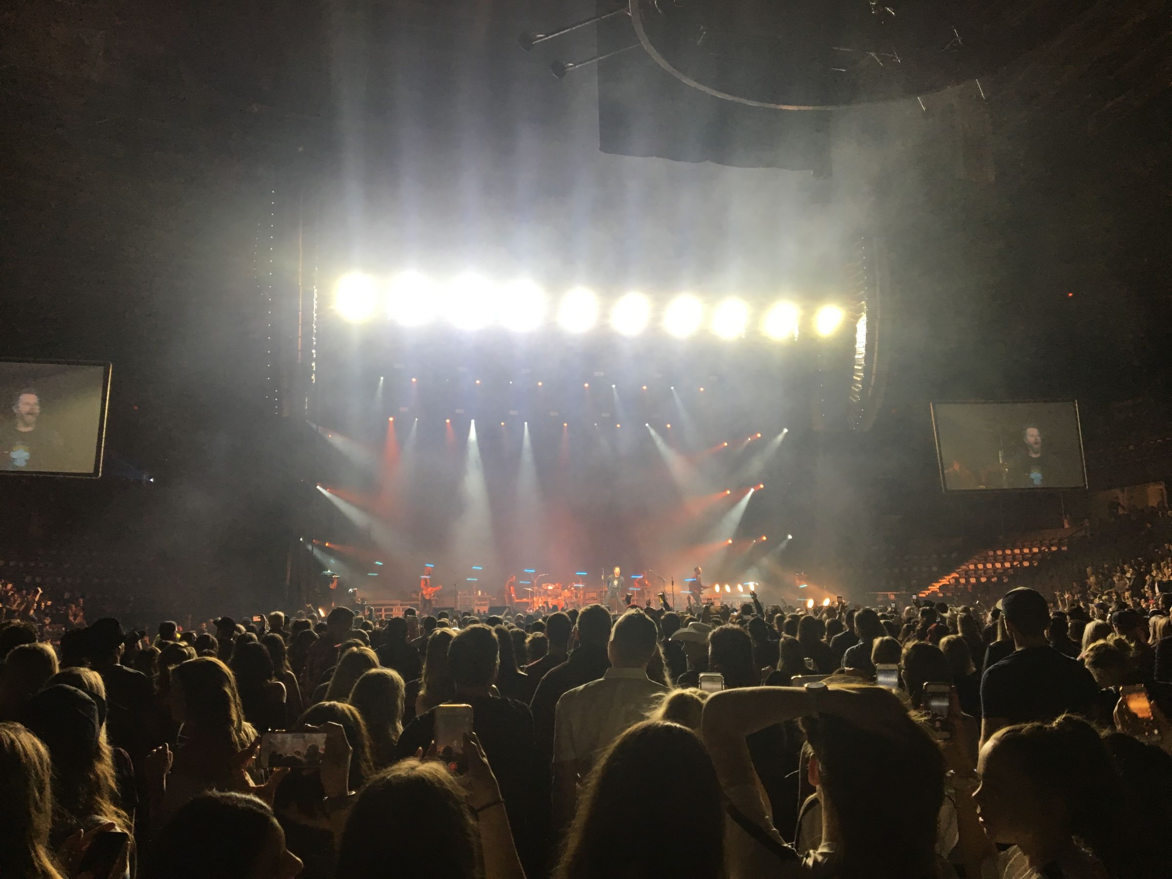 floor, row 20 seat view  for concert - scotiabank saddledome
