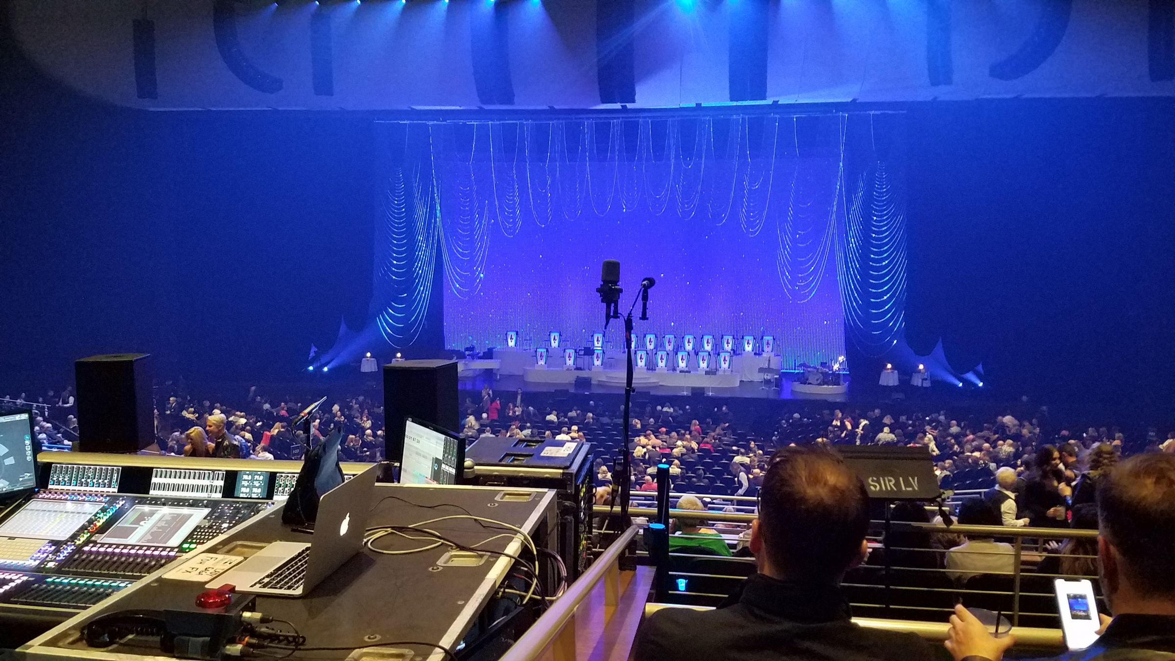 section 304, row l seat view  - dolby live at park mgm