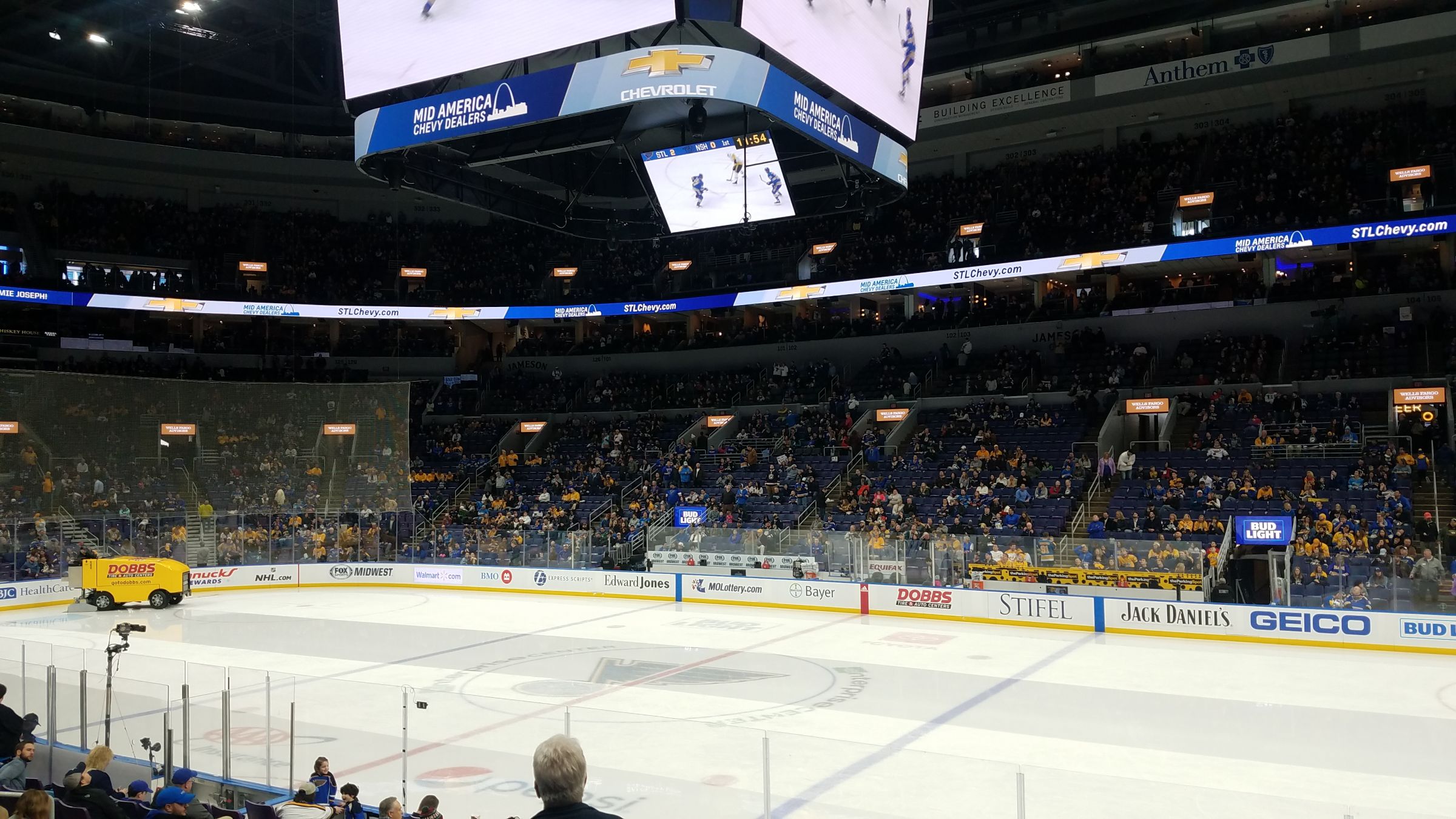 Perfect for Blues Fans! Enterprise Center Section 115 Review