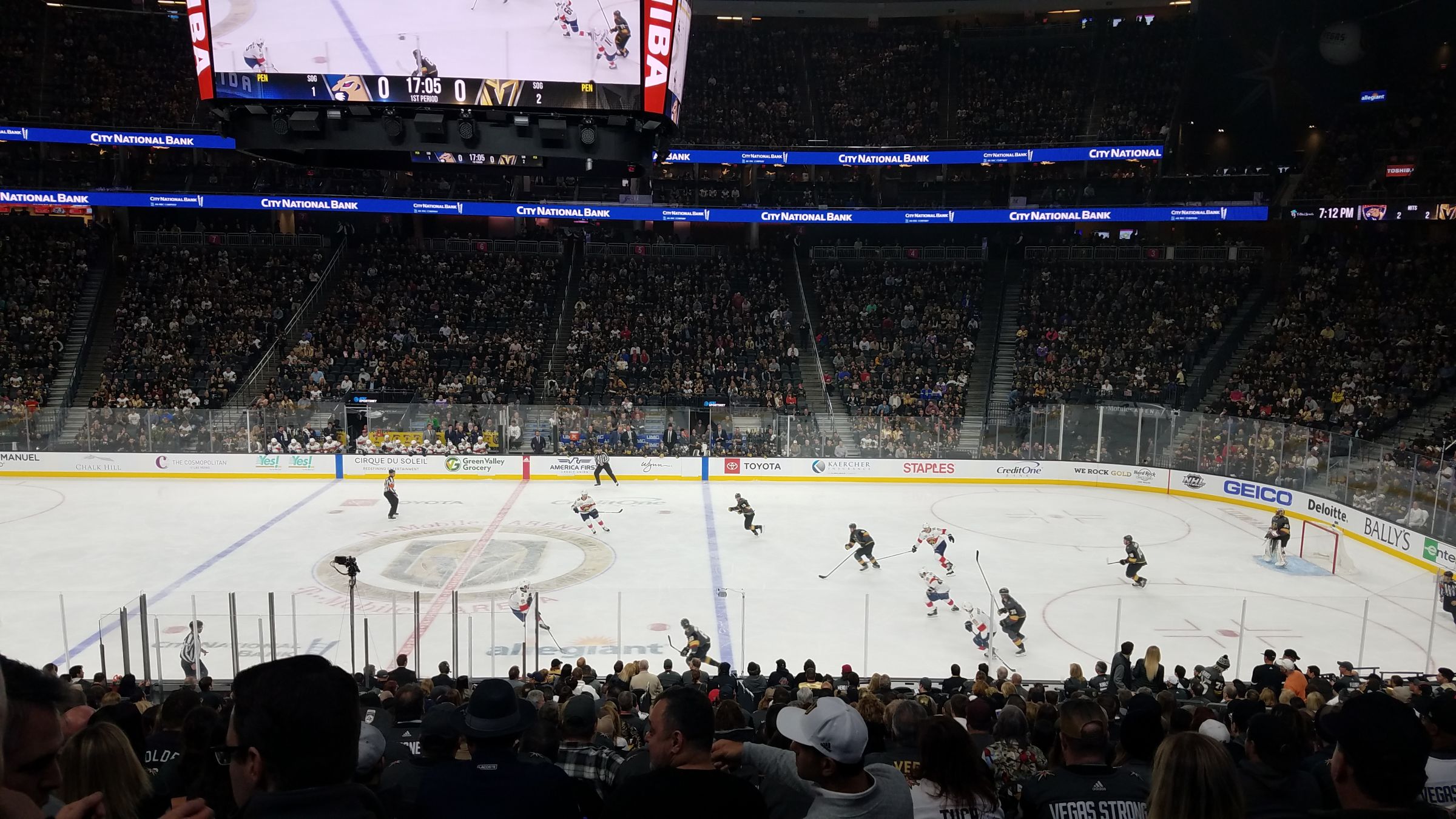 section 16, row w seat view  for hockey - t-mobile arena