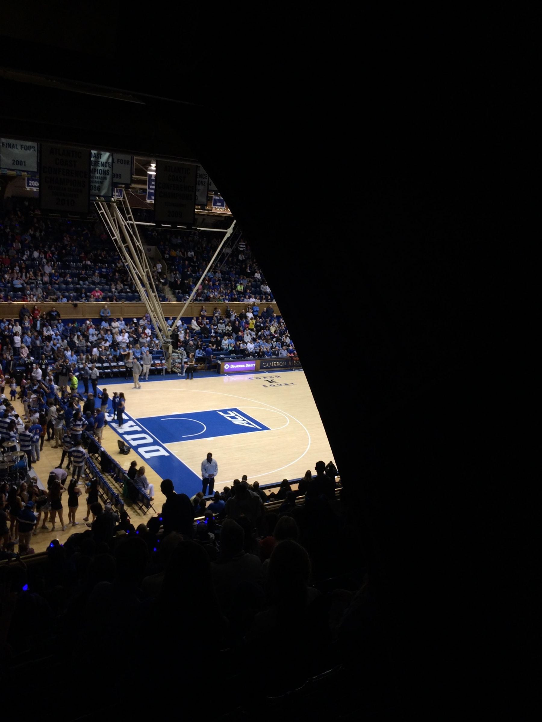 section 13, row o seat view  - cameron indoor stadium