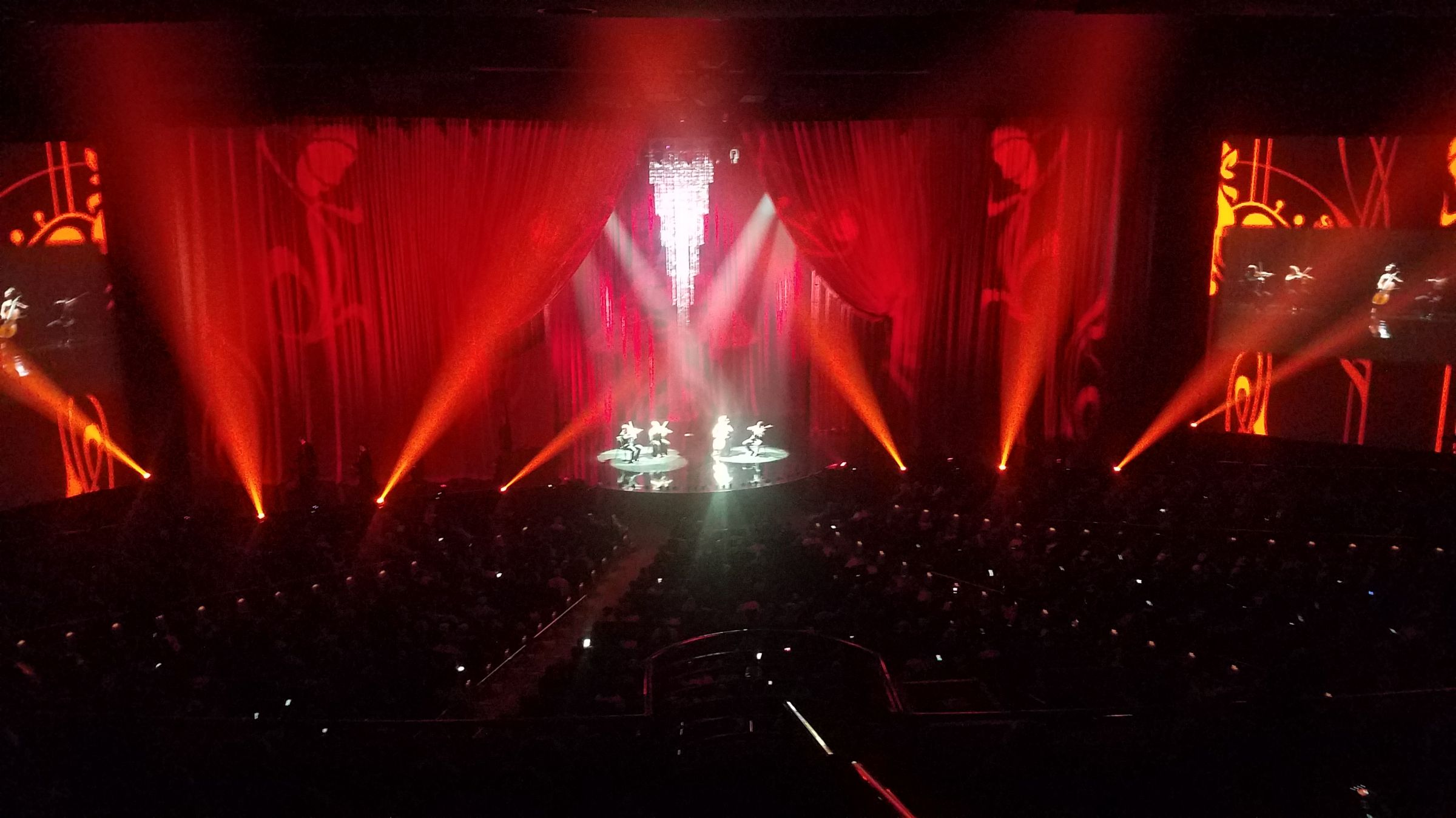 box 305 seat view  - the colosseum at caesars palace