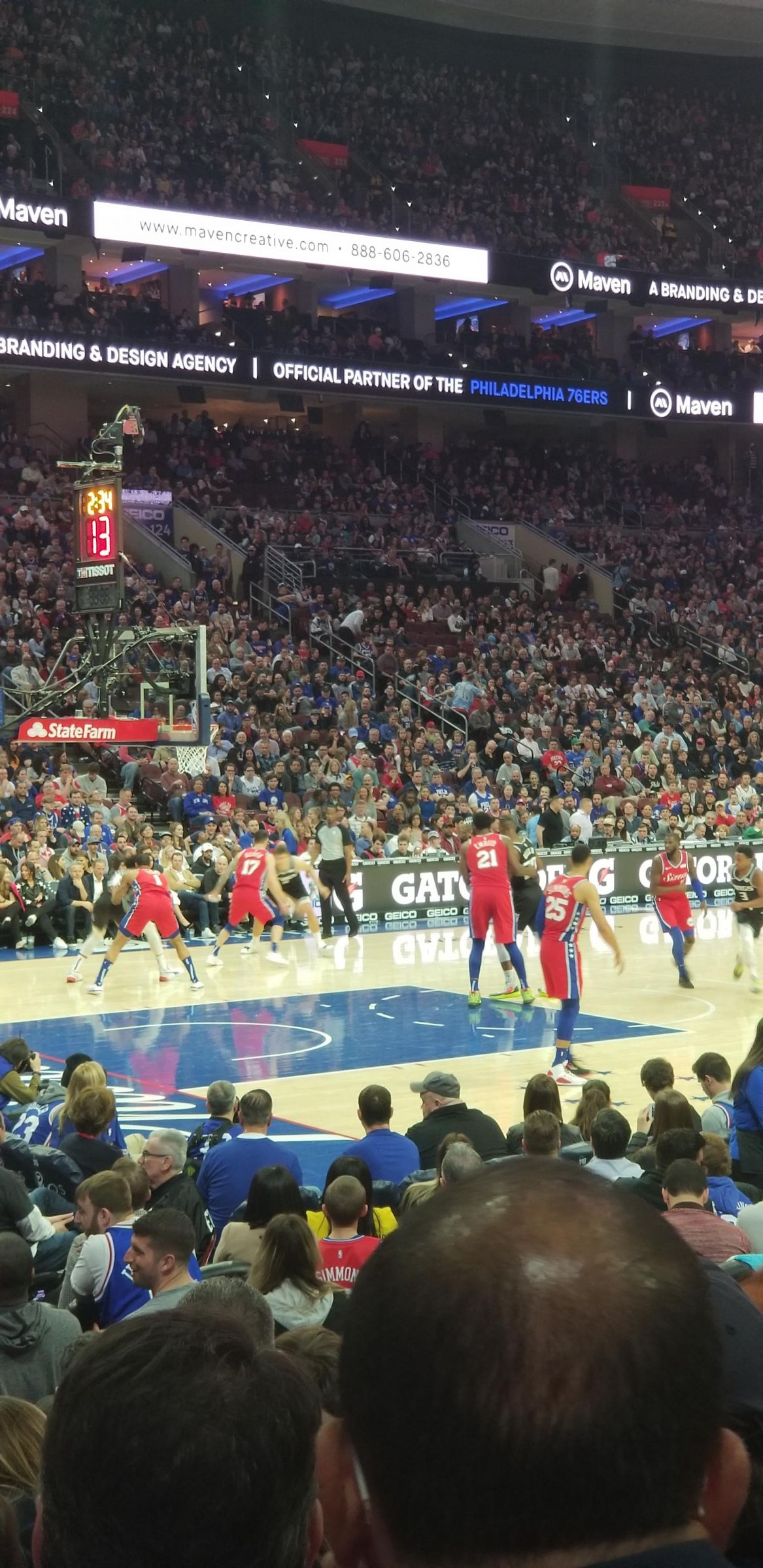 view from Section 111 