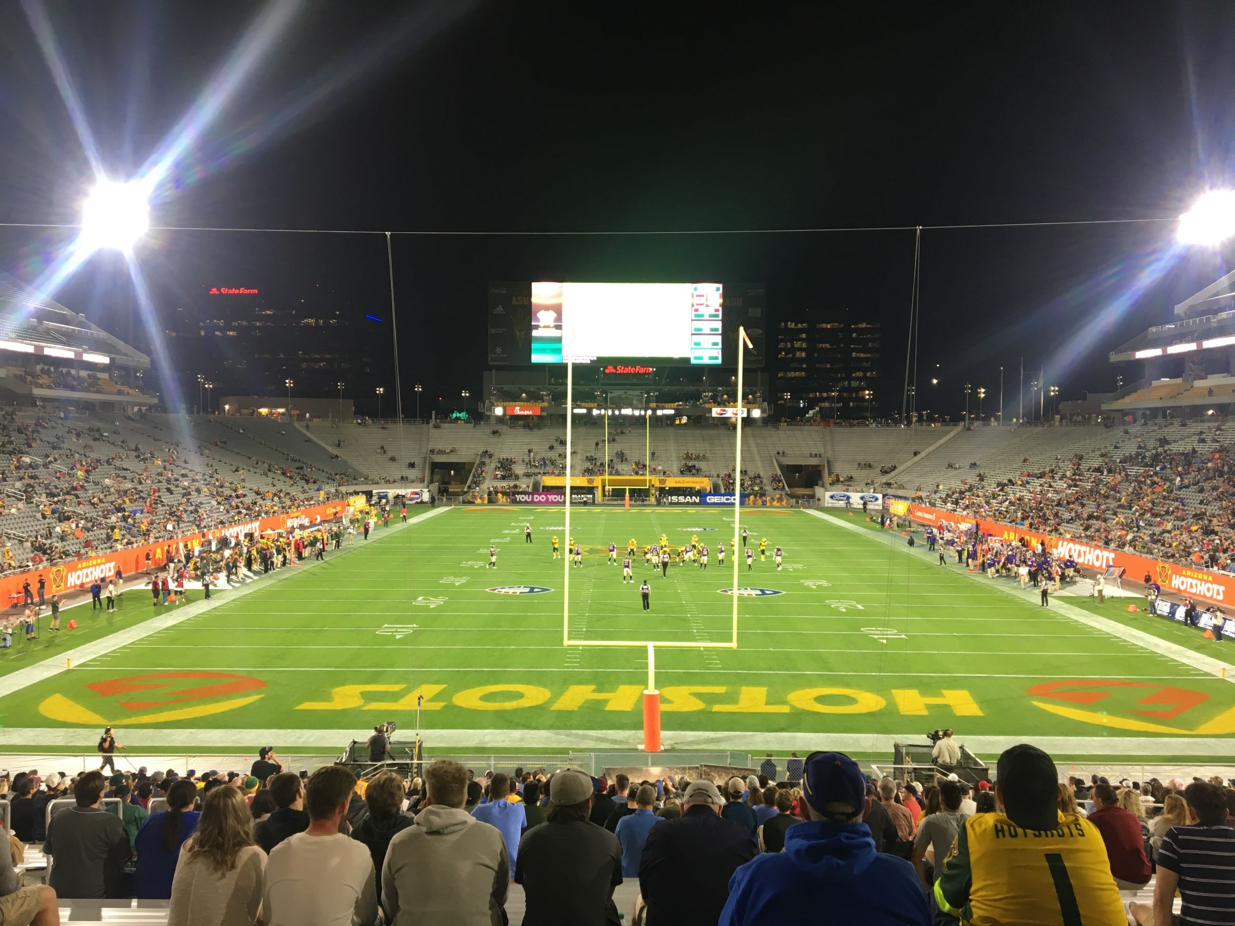 section 40, row 38 seat view  - sun devil stadium