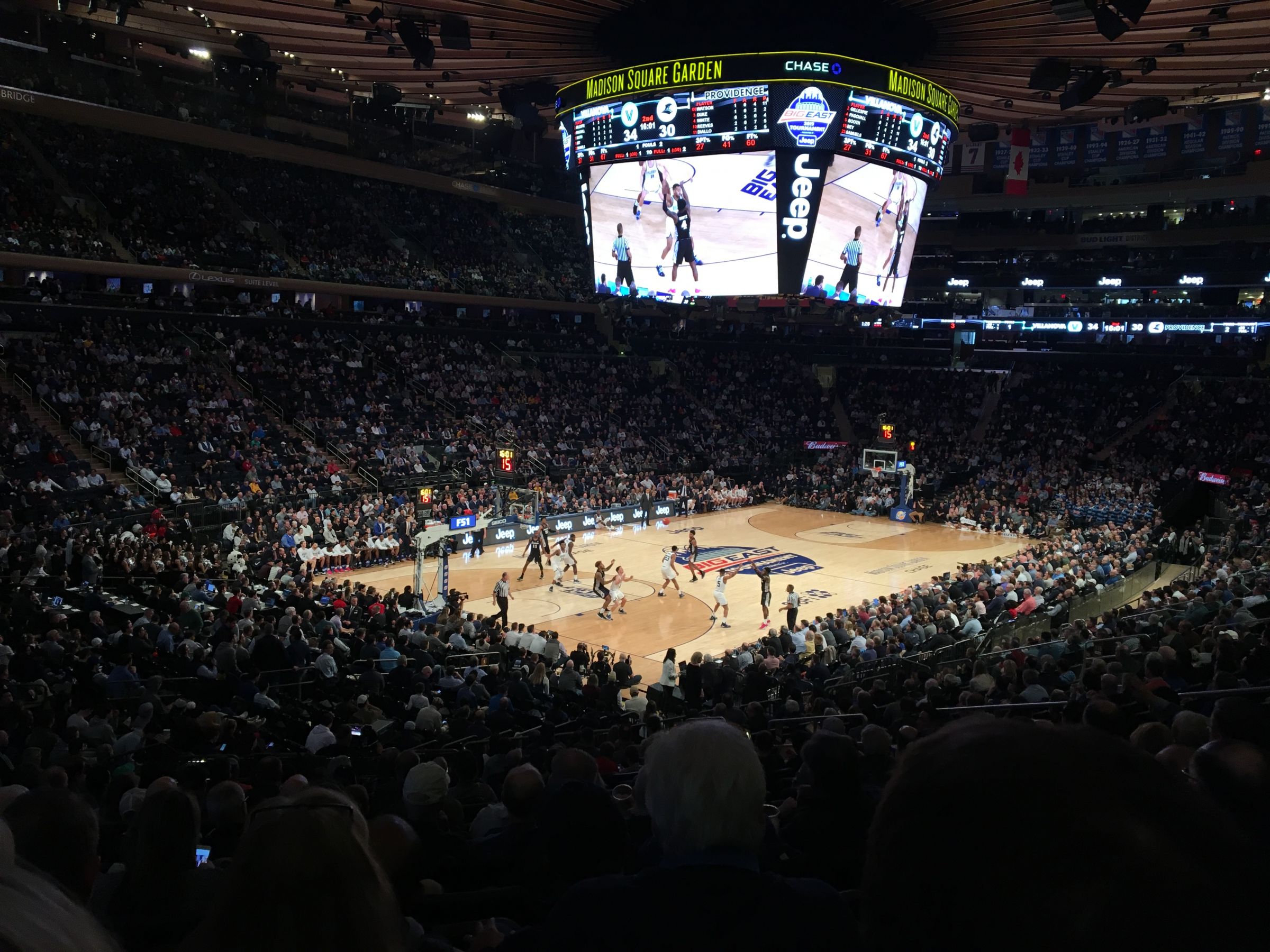 section 114, row 20 seat view  for basketball - madison square garden