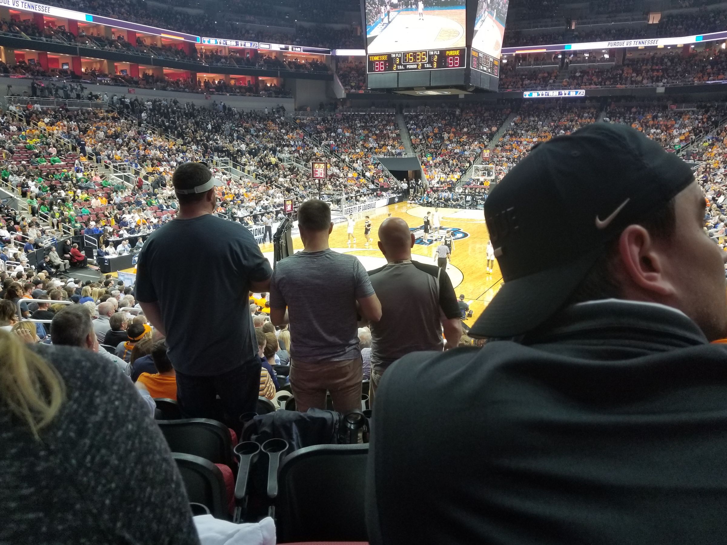 view from Section 120 