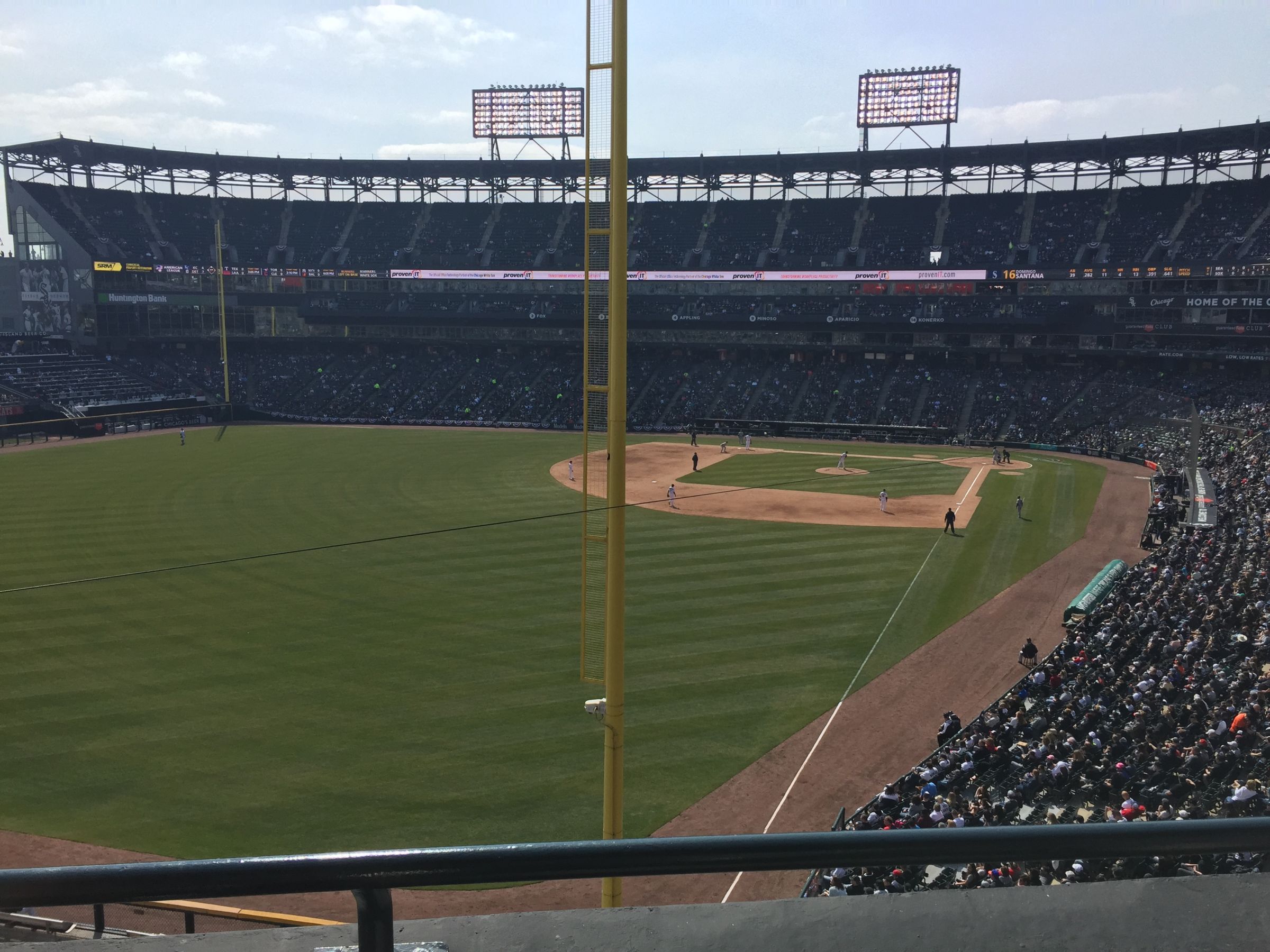section 356, row 2 seat view  - rate field