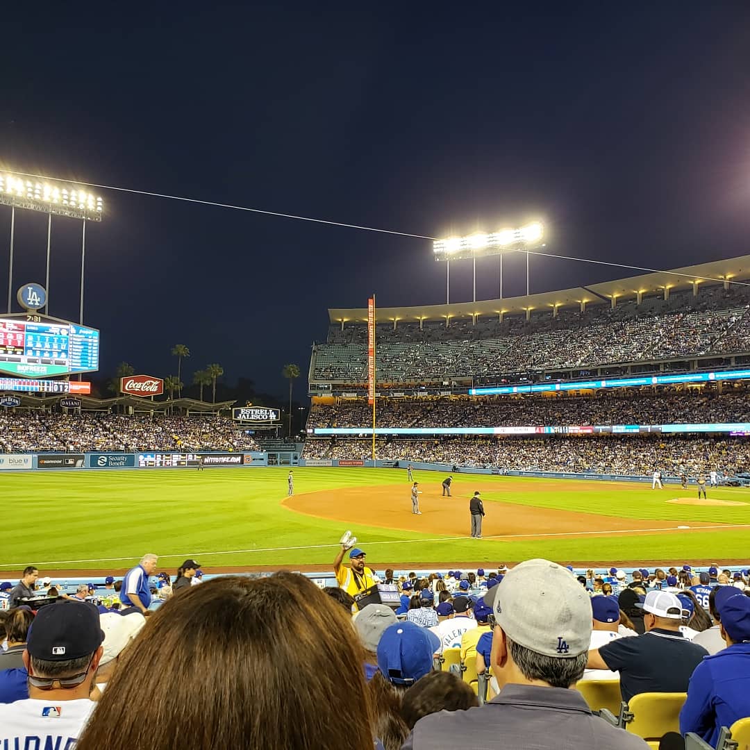 section 33, row o seat view  - dodger stadium