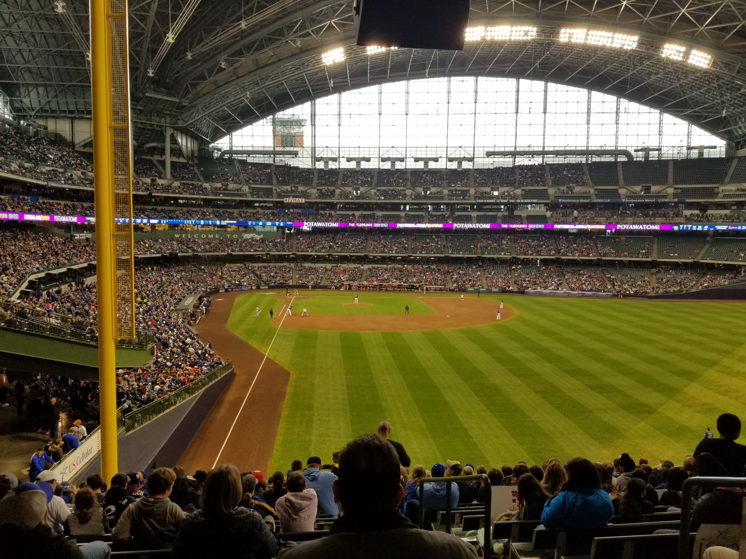 section 205, row 16 seat view  for baseball - american family field