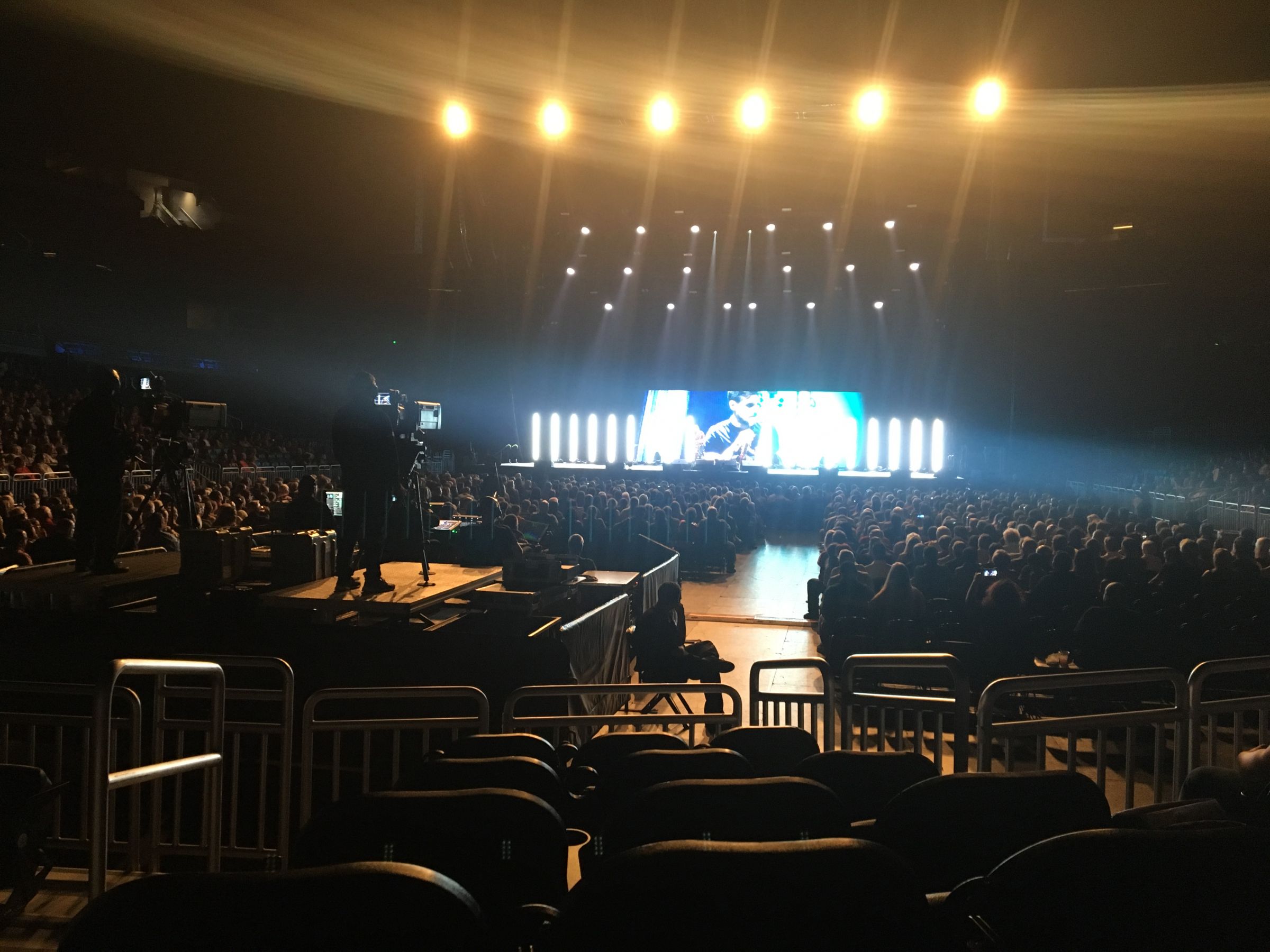 section 109, row 2 seat view  for concert - kia center