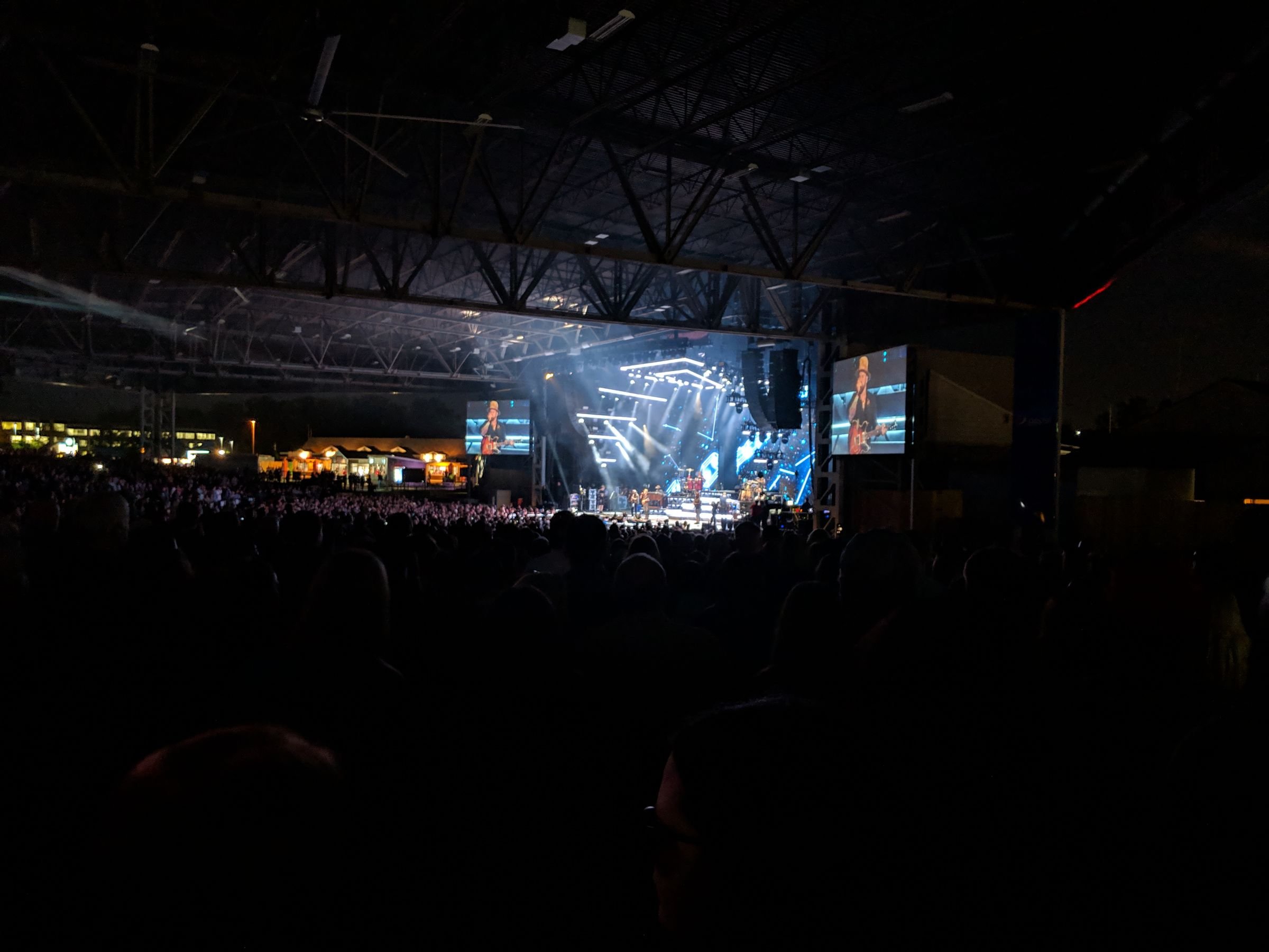 section right, row tt seat view  - hollywood casino amphitheatre st. louis