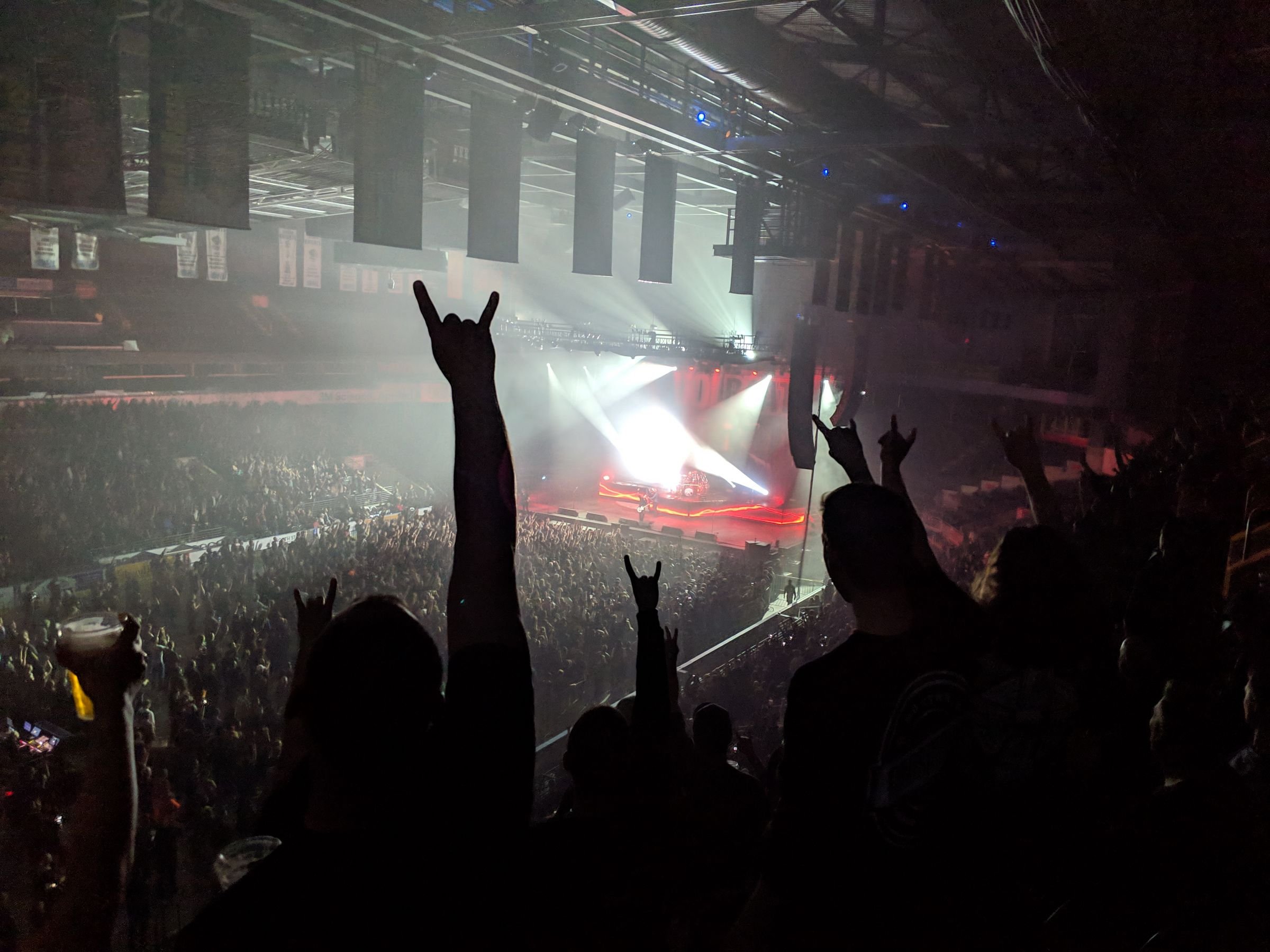 section 306, row f seat view  - budweiser gardens