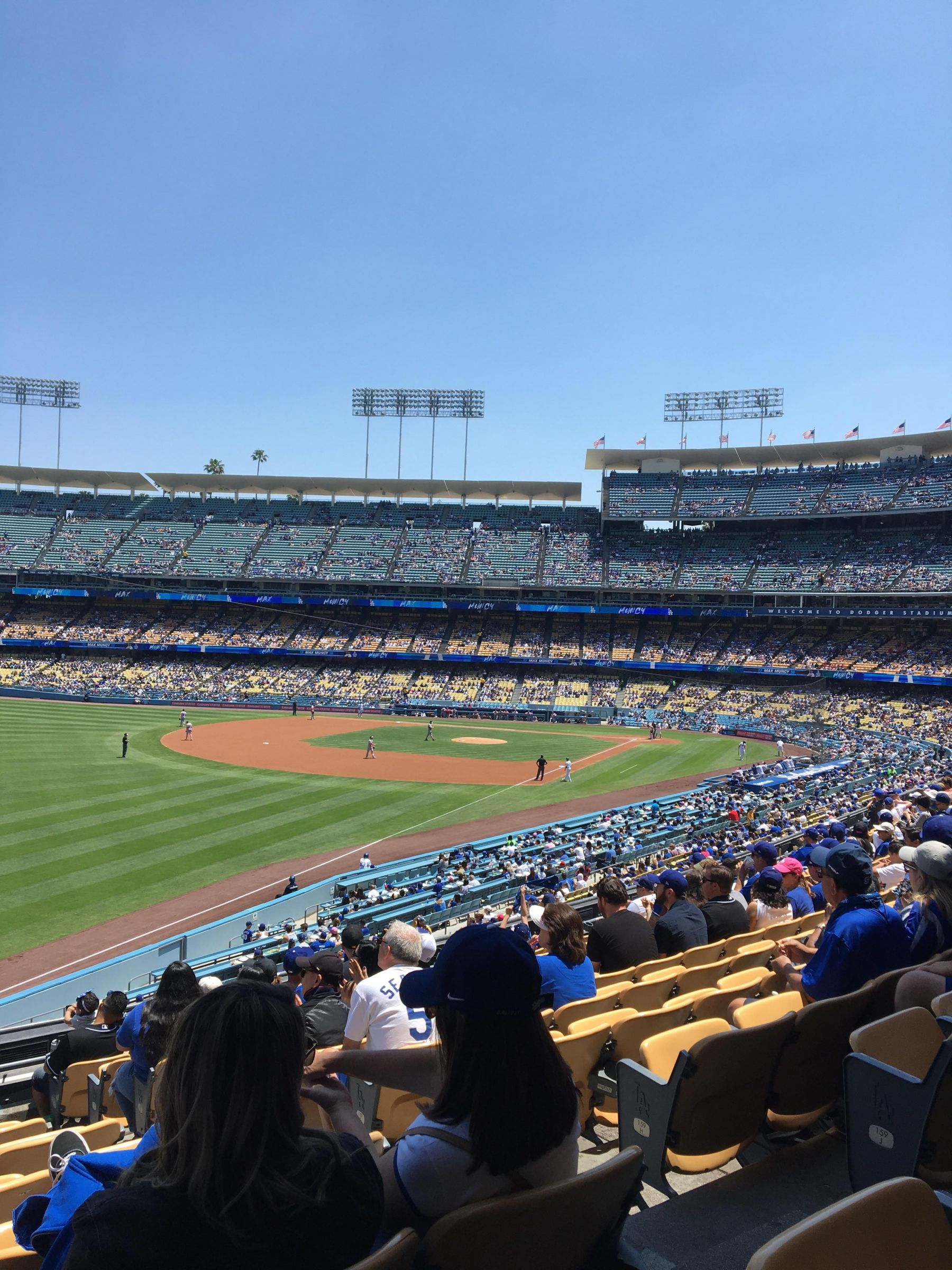 Section 161 At Dodger Stadium