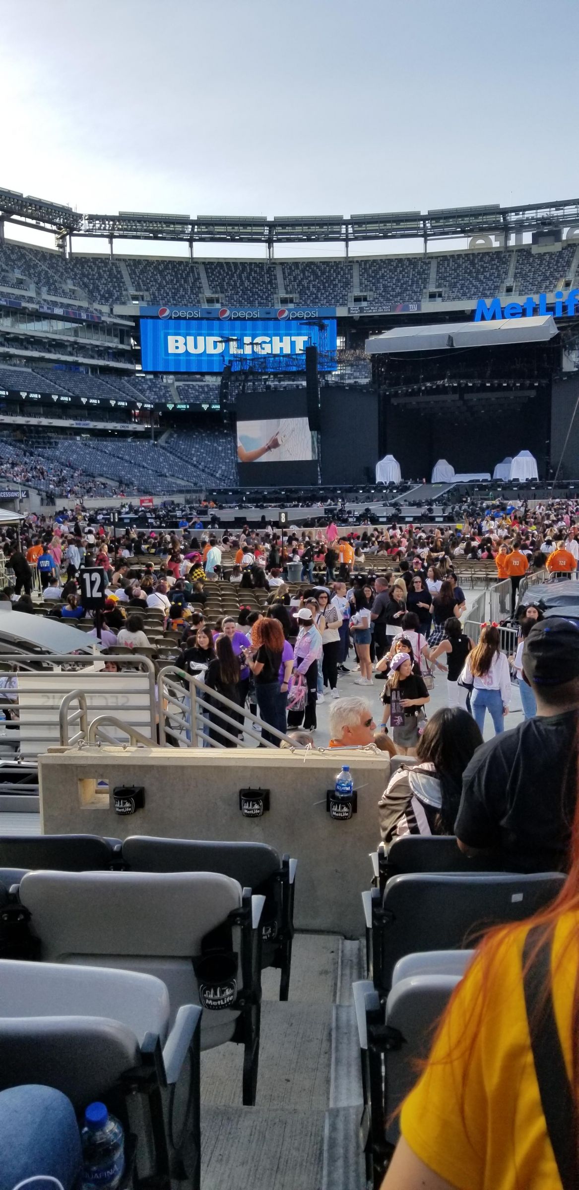 Great concert view MetLife Stadium Section 123 Review