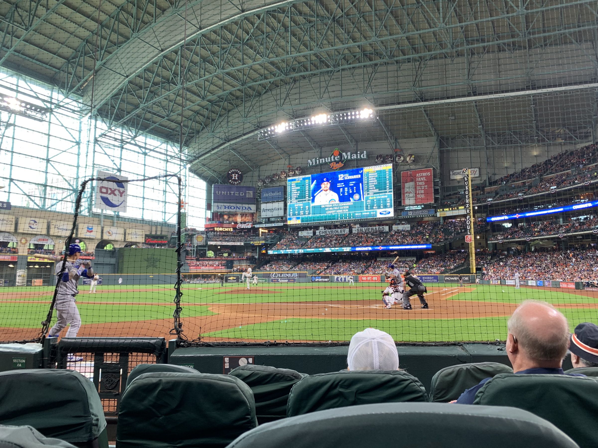 diamond club, row 4 seat view  for baseball - minute maid park