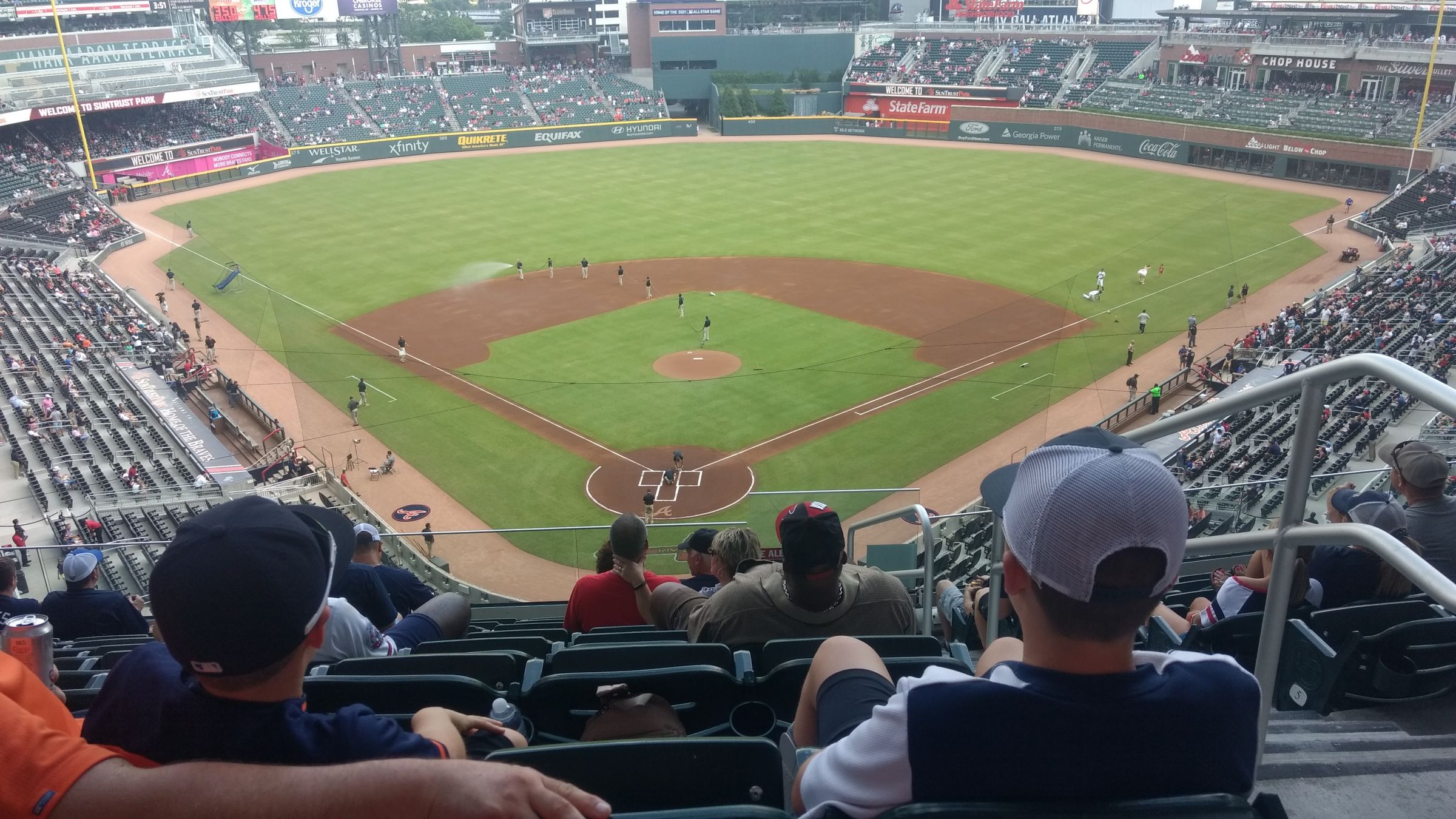 section 326, row 7 seat view  for baseball - truist park
