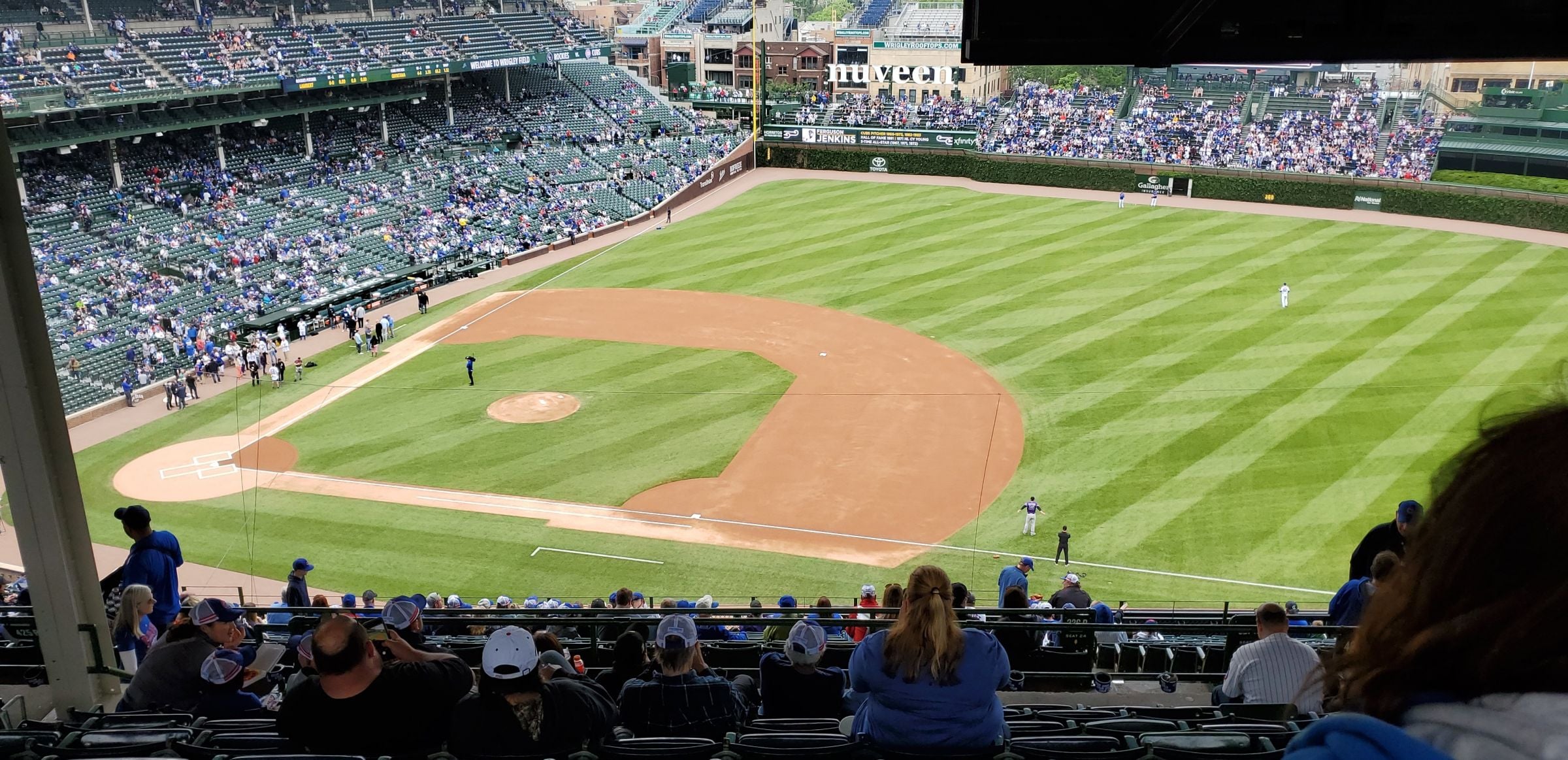 section 426, row 9 seat view  for baseball - wrigley field