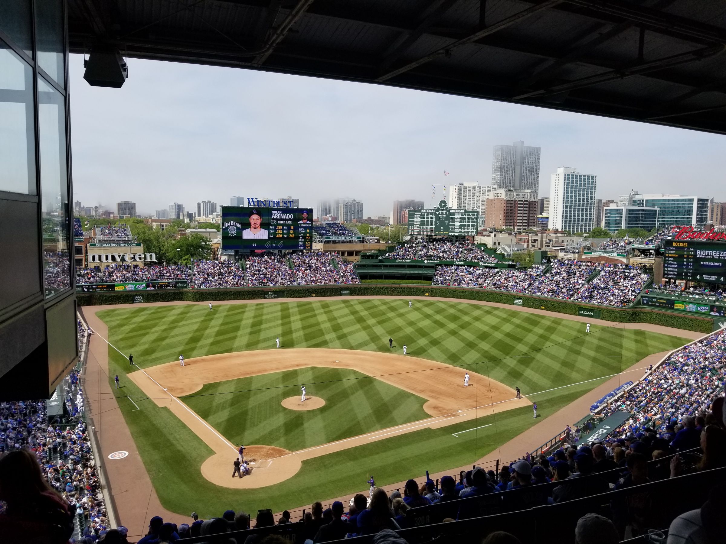 View From Seat Wrigley - qwutcrl