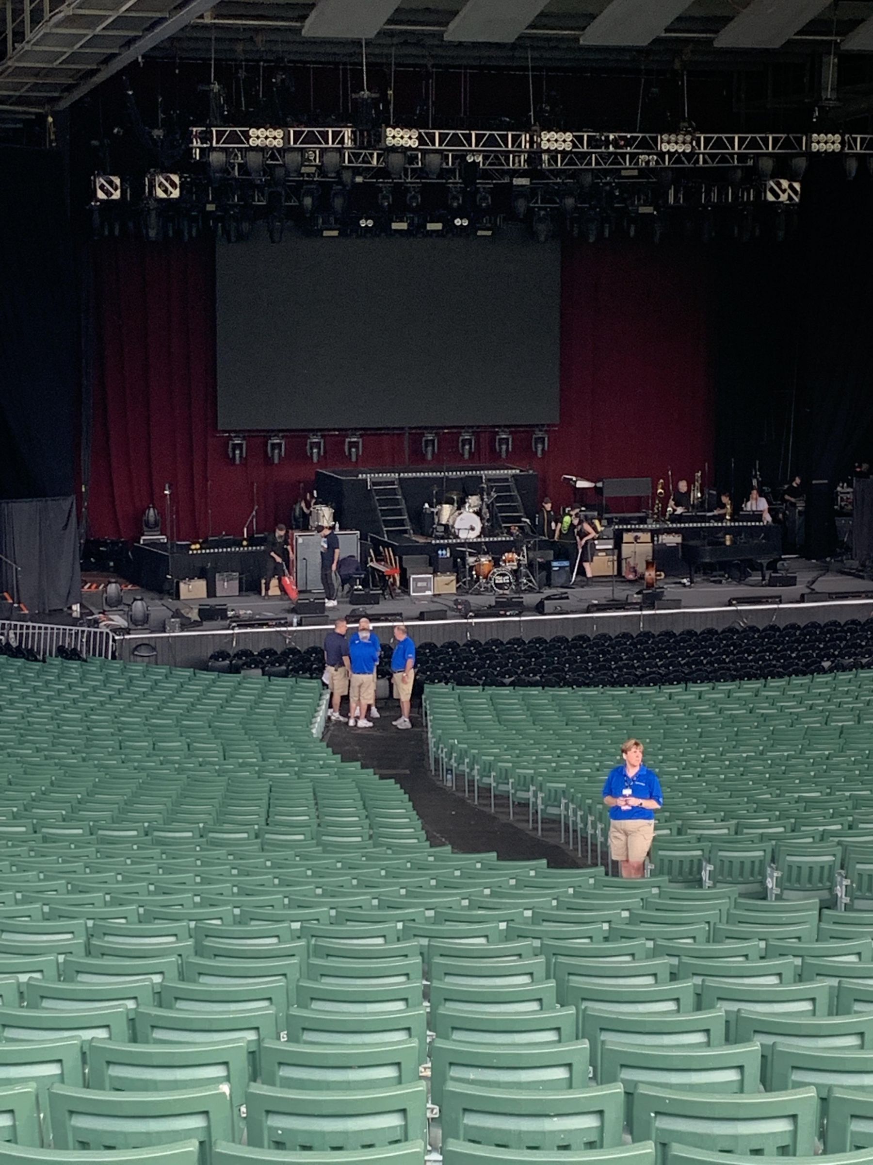 Good view for wheelchair accessible seating DTE Energy Music Theatre