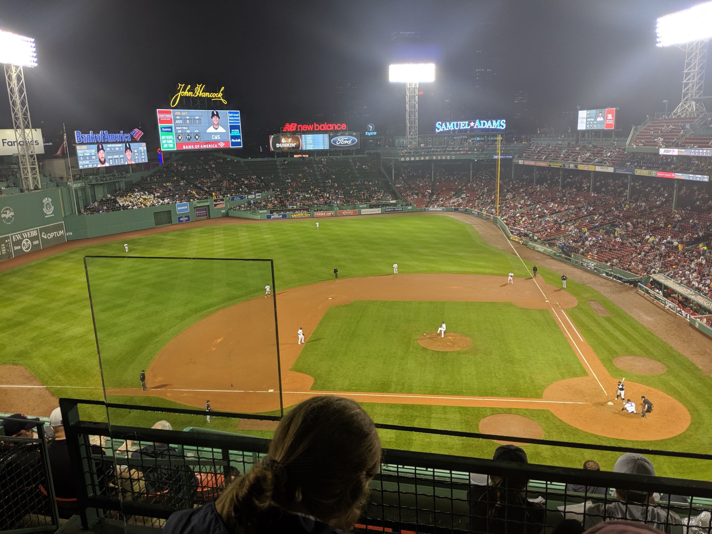 pavilion box 4, row b seat view  for baseball - fenway park