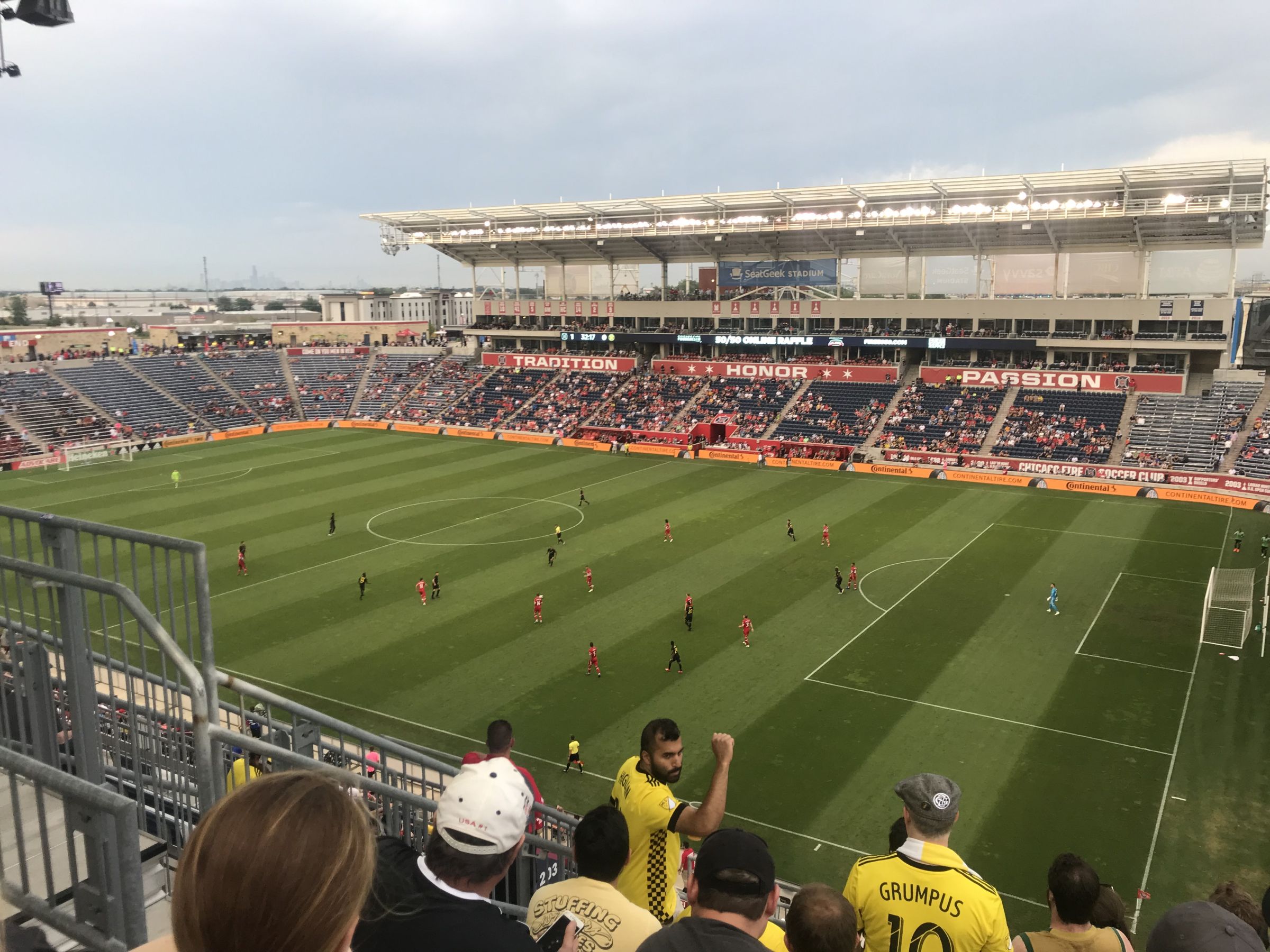 view from Section 203 