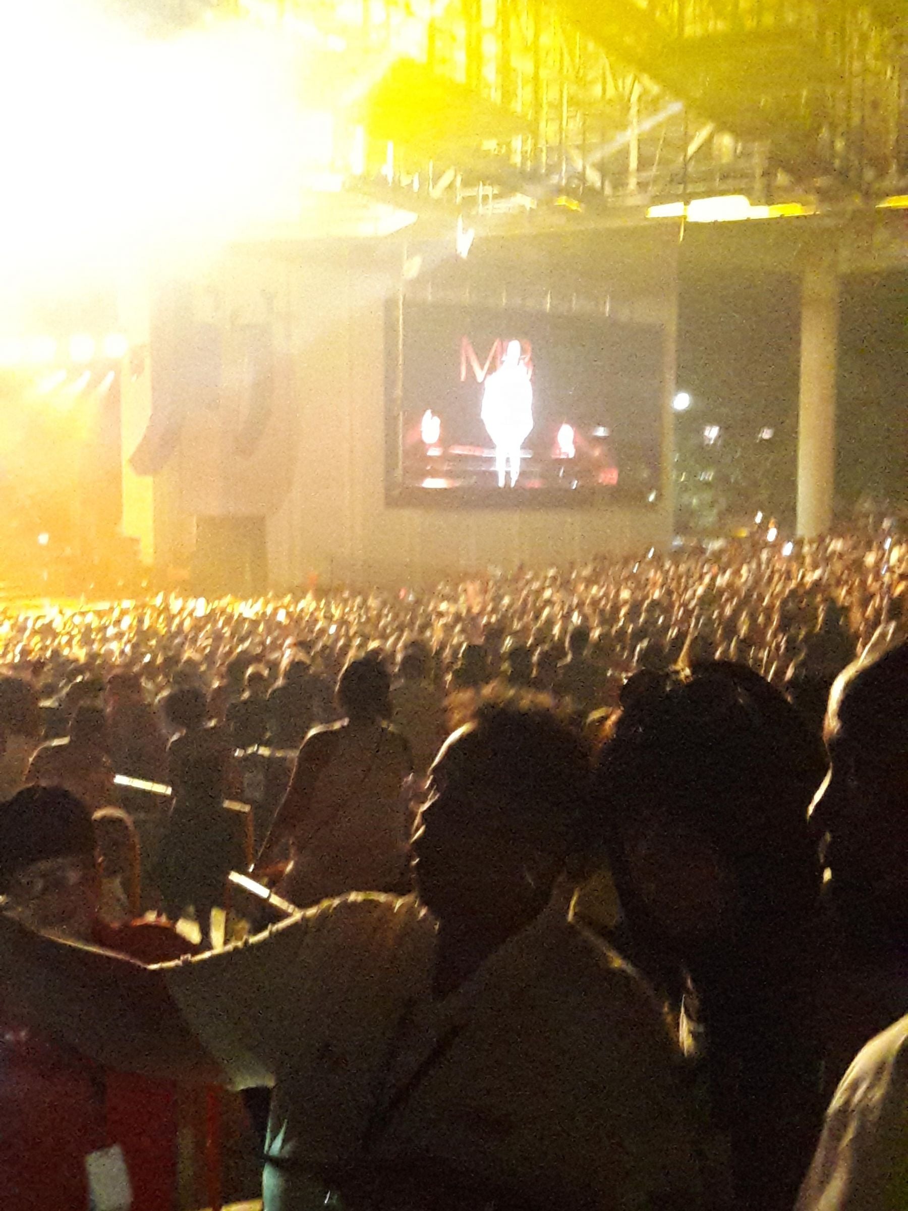 section 9, row g seat view  - truliant amphitheater