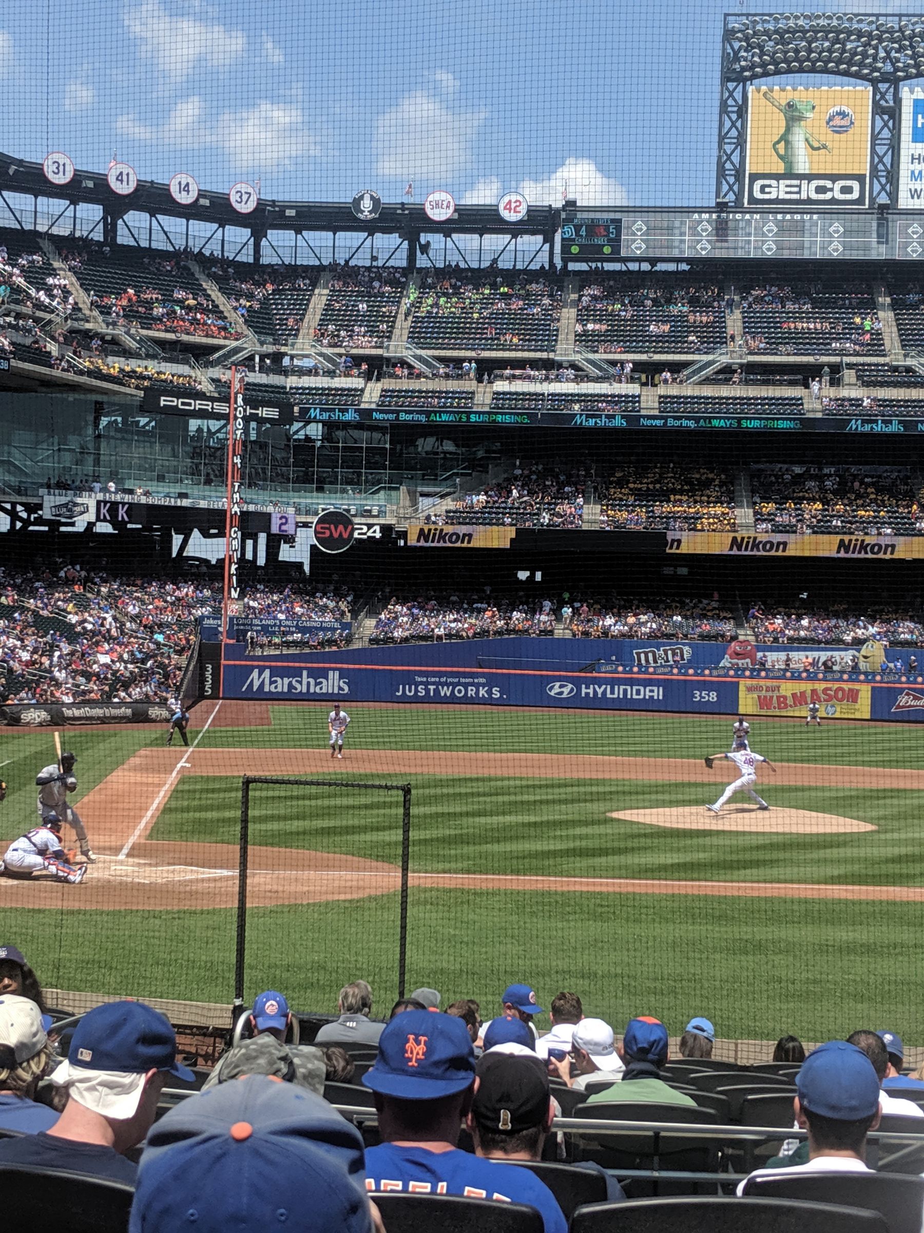 section 13, row 14 seat view  - citi field