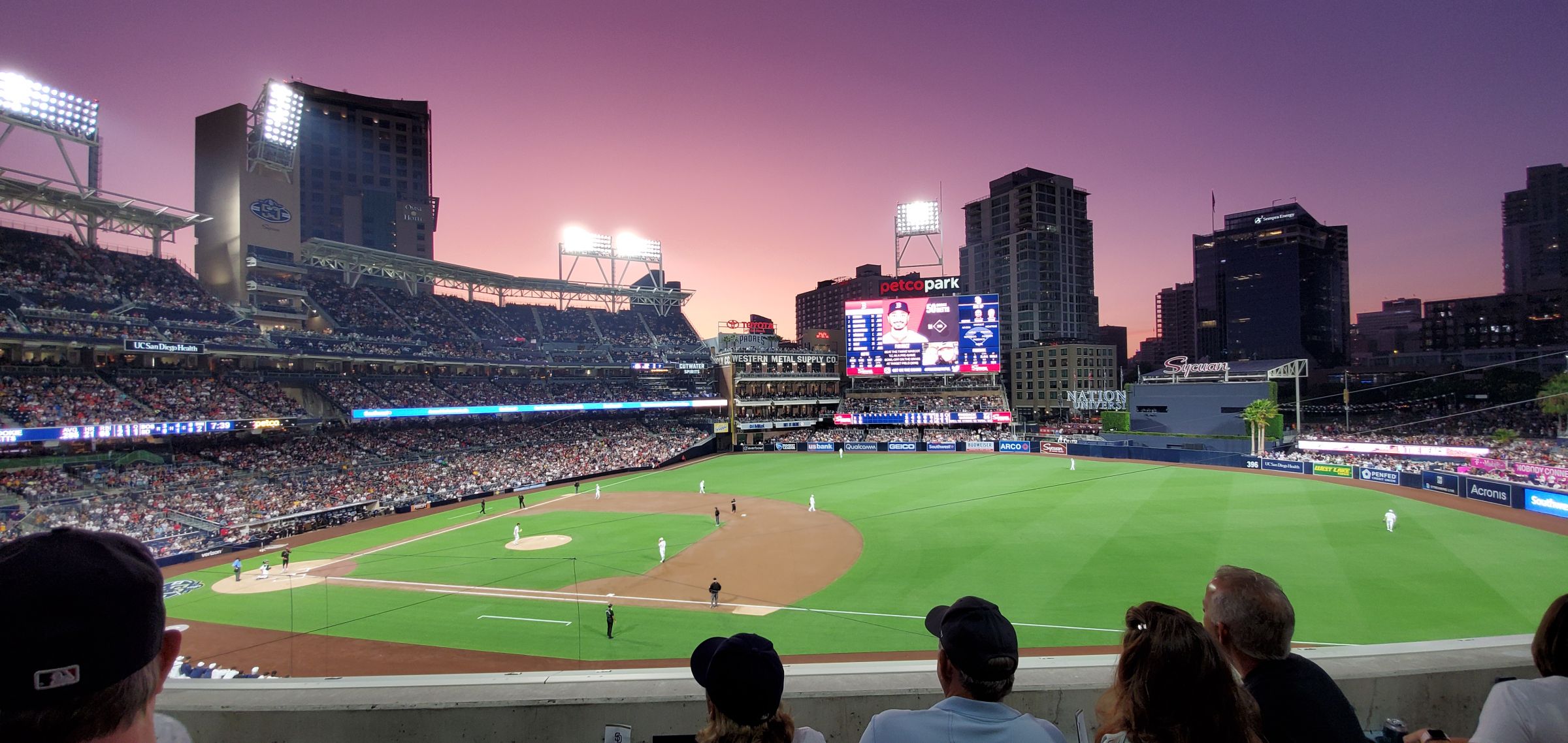 section 213, row 3 seat view  for baseball - petco park