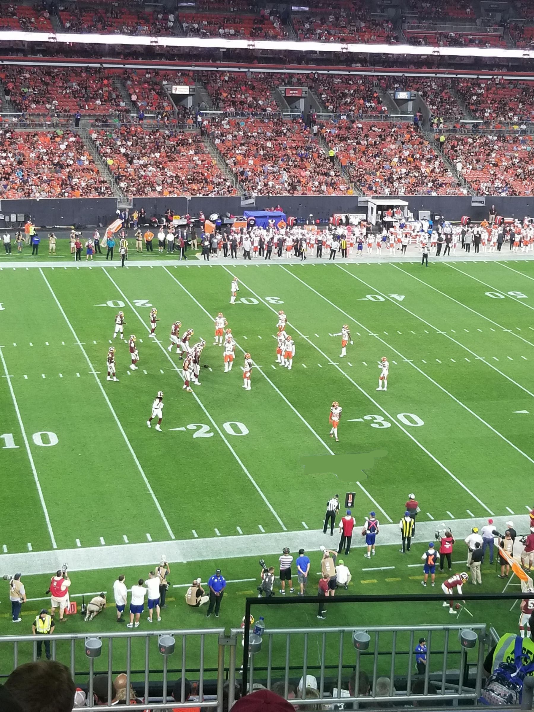 section 305, row 15 seat view  for football - huntington bank field