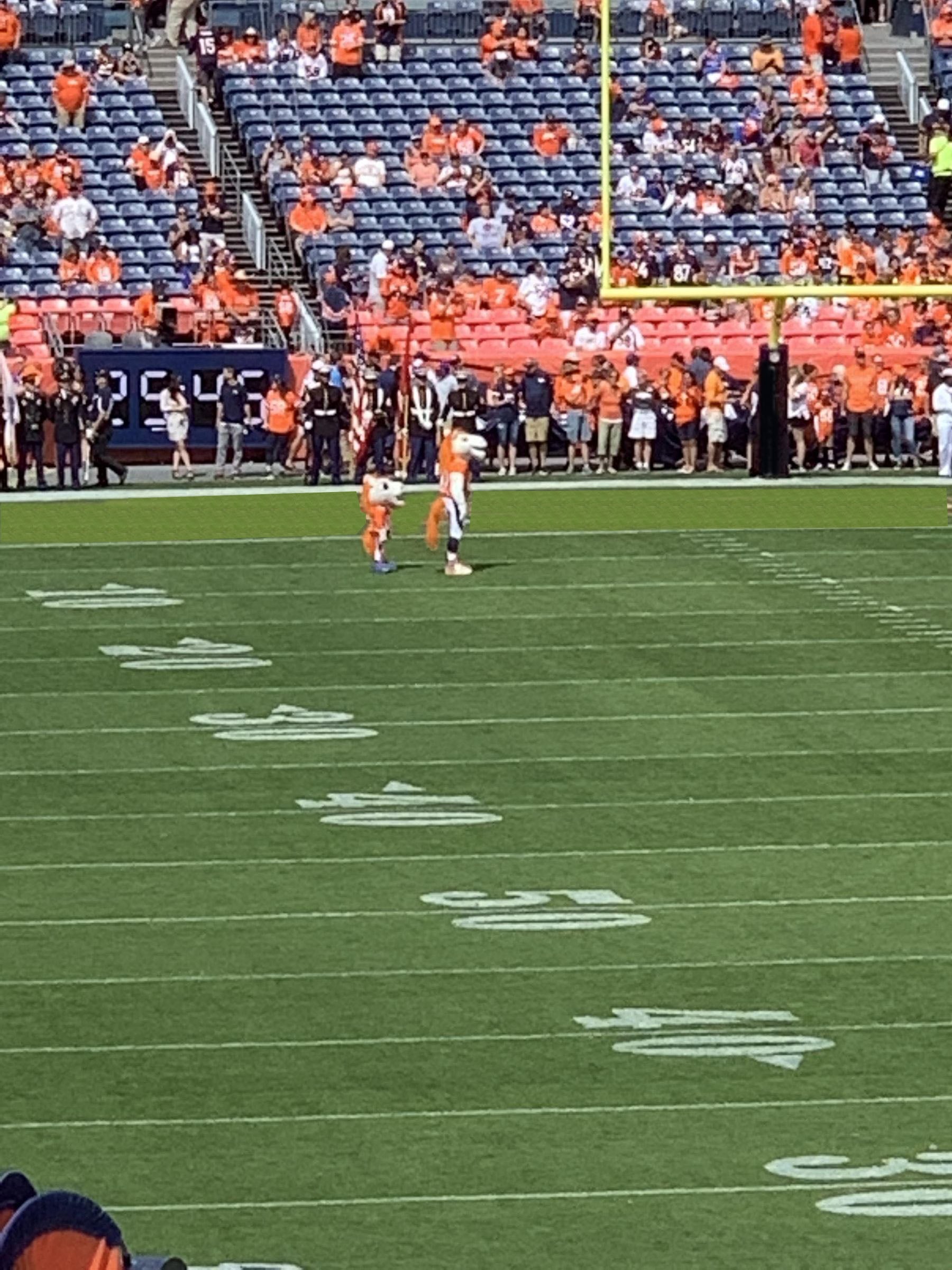 section 134, row 31 seat view  for football - empower field (at mile high)