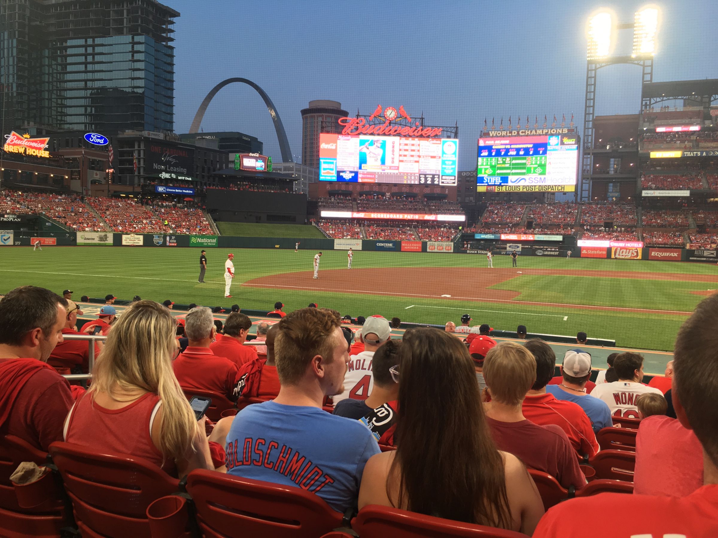 Washington Nationals at St. Louis Cardinals - Sep 16, 2019: Busch Stadium Section 156 Review ...