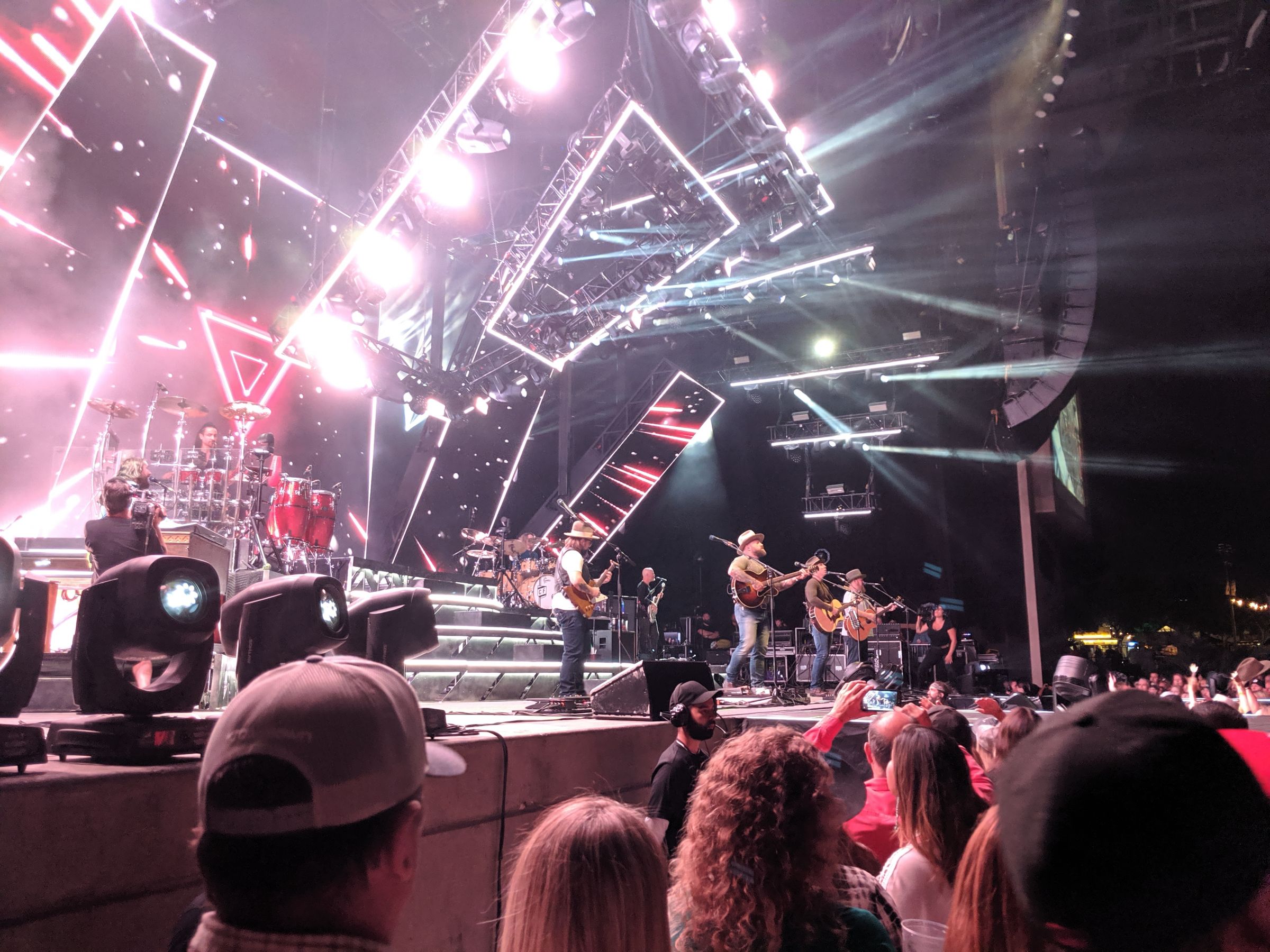 general admission pit seat view  - north island credit union amphitheatre (chula vista)