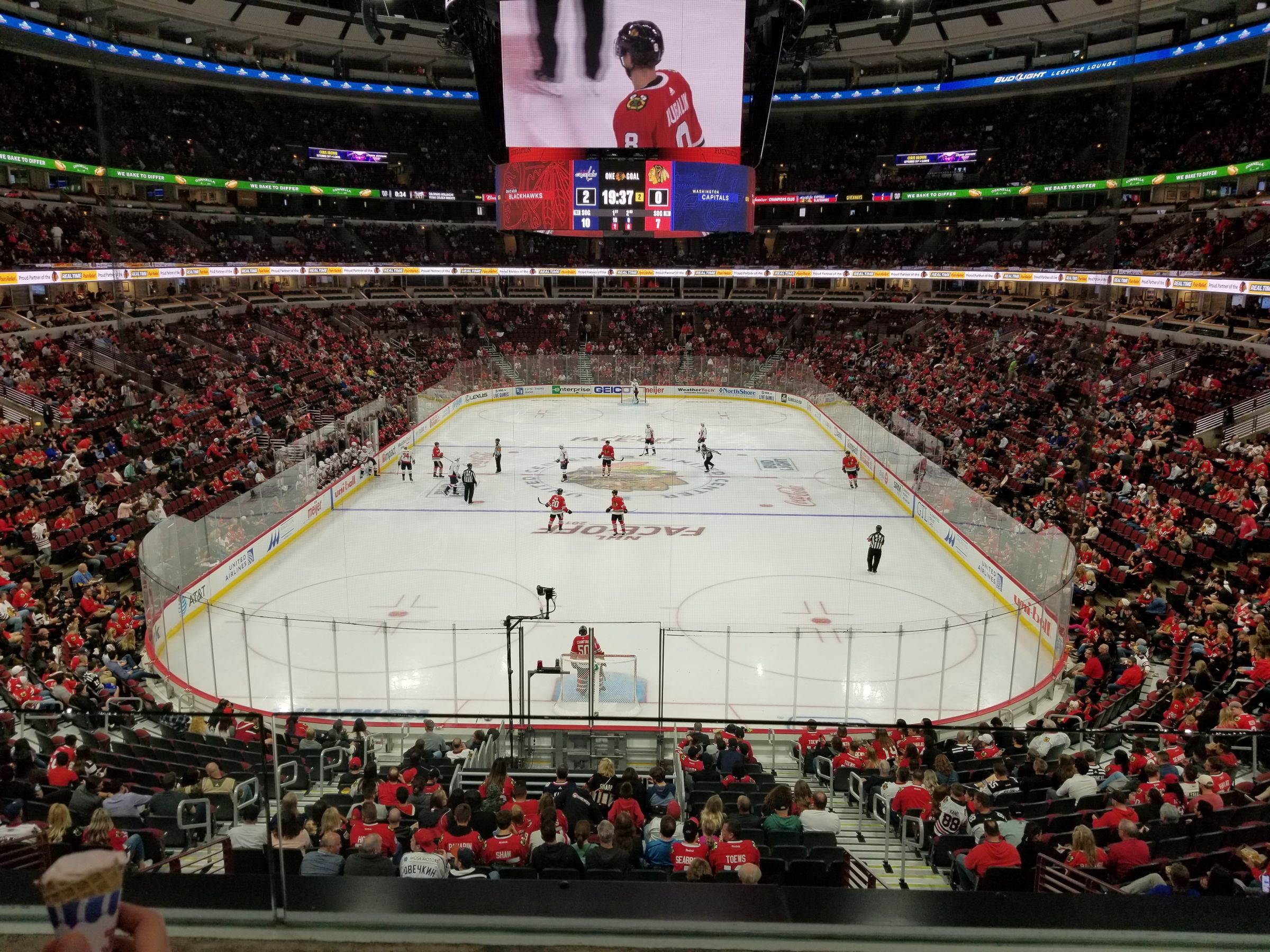 section 226, row 2 seat view  for hockey - united center