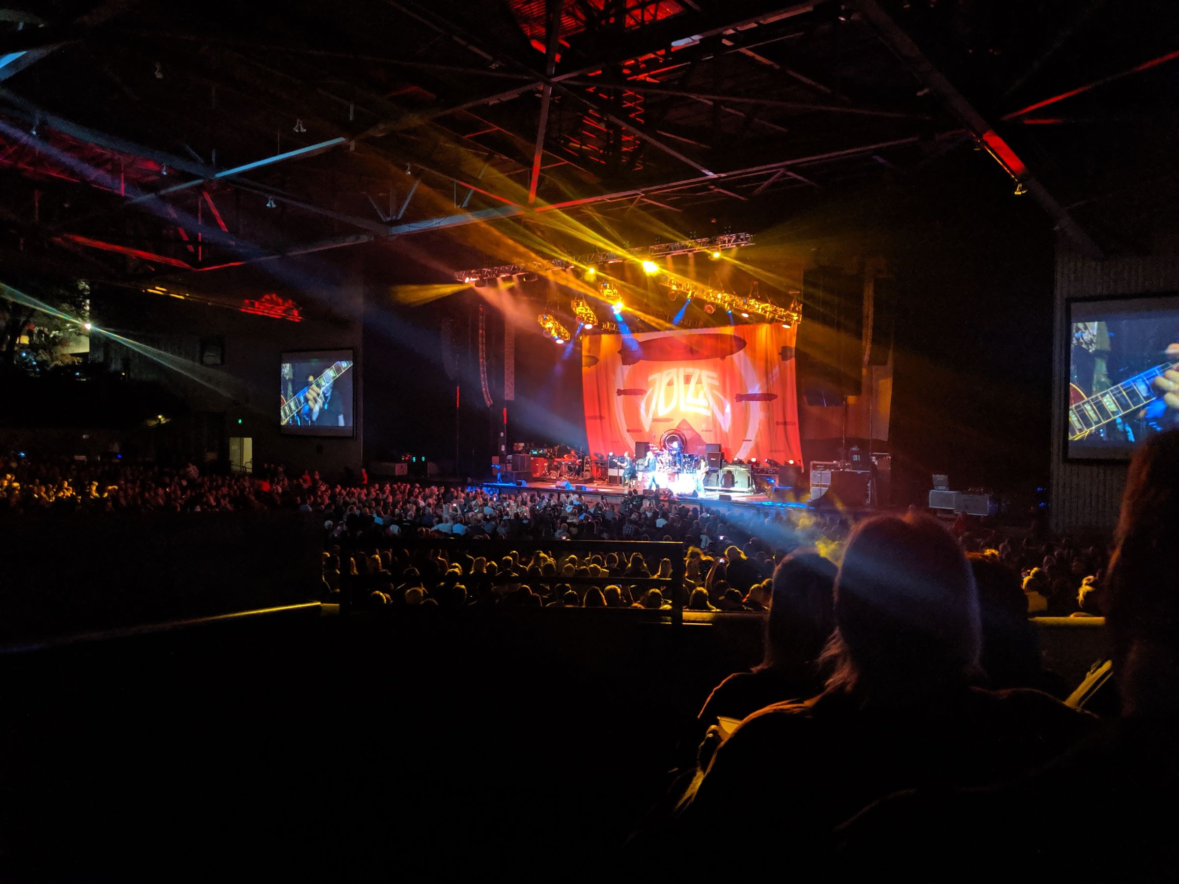 section 202, row dd seat view  - concord pavilion