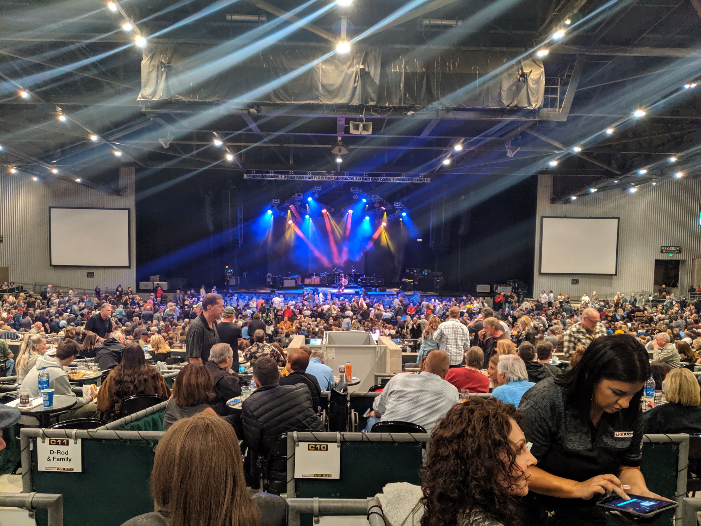 Box Seats With a Table Concord Pavilion VIP Boxes Review