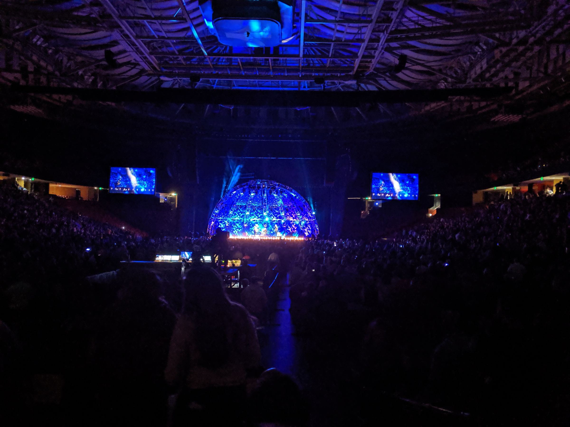 head-on concert view at Bon Secours Wellness Arena