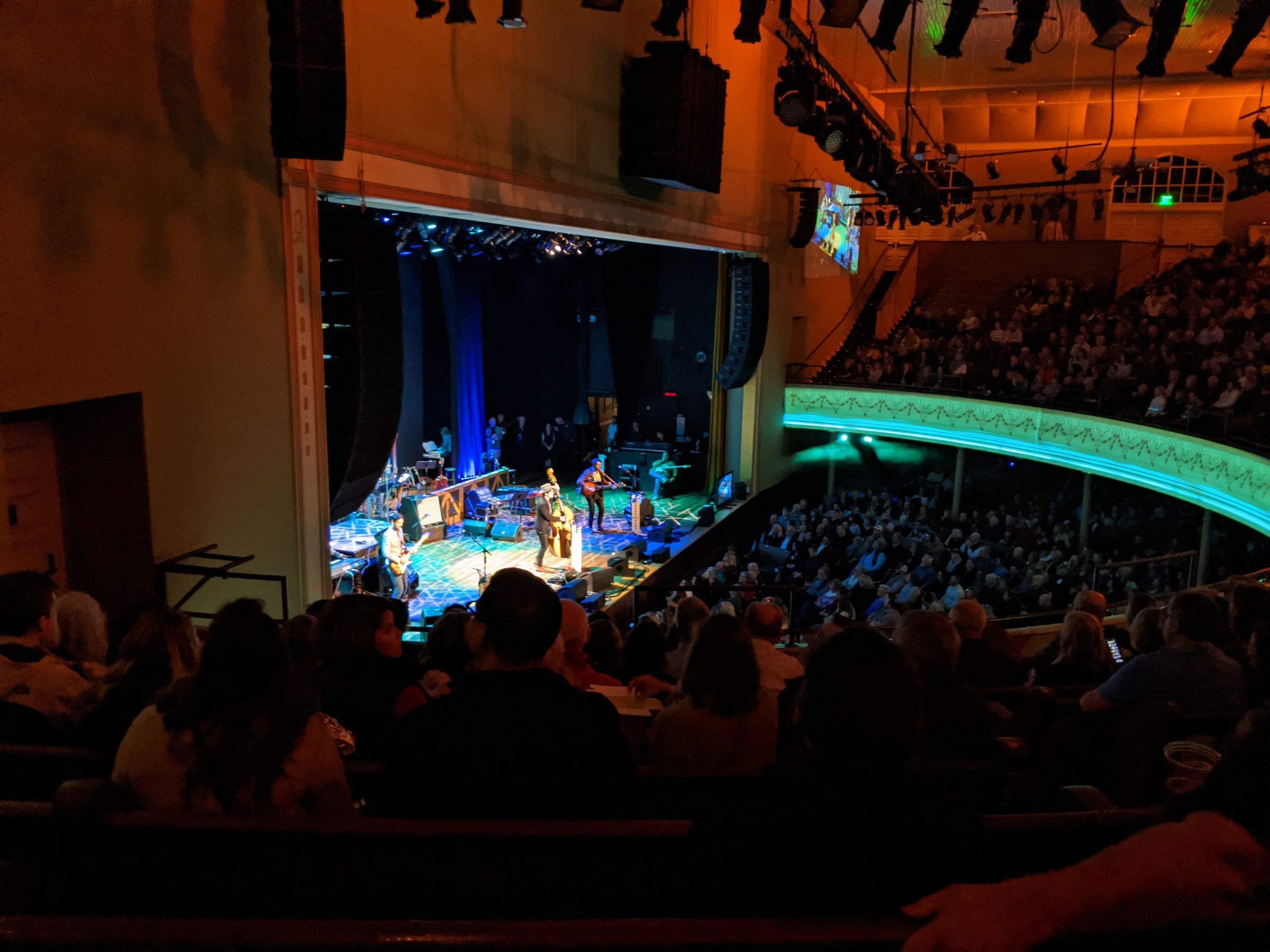 section 16, row k seat view  - ryman auditorium