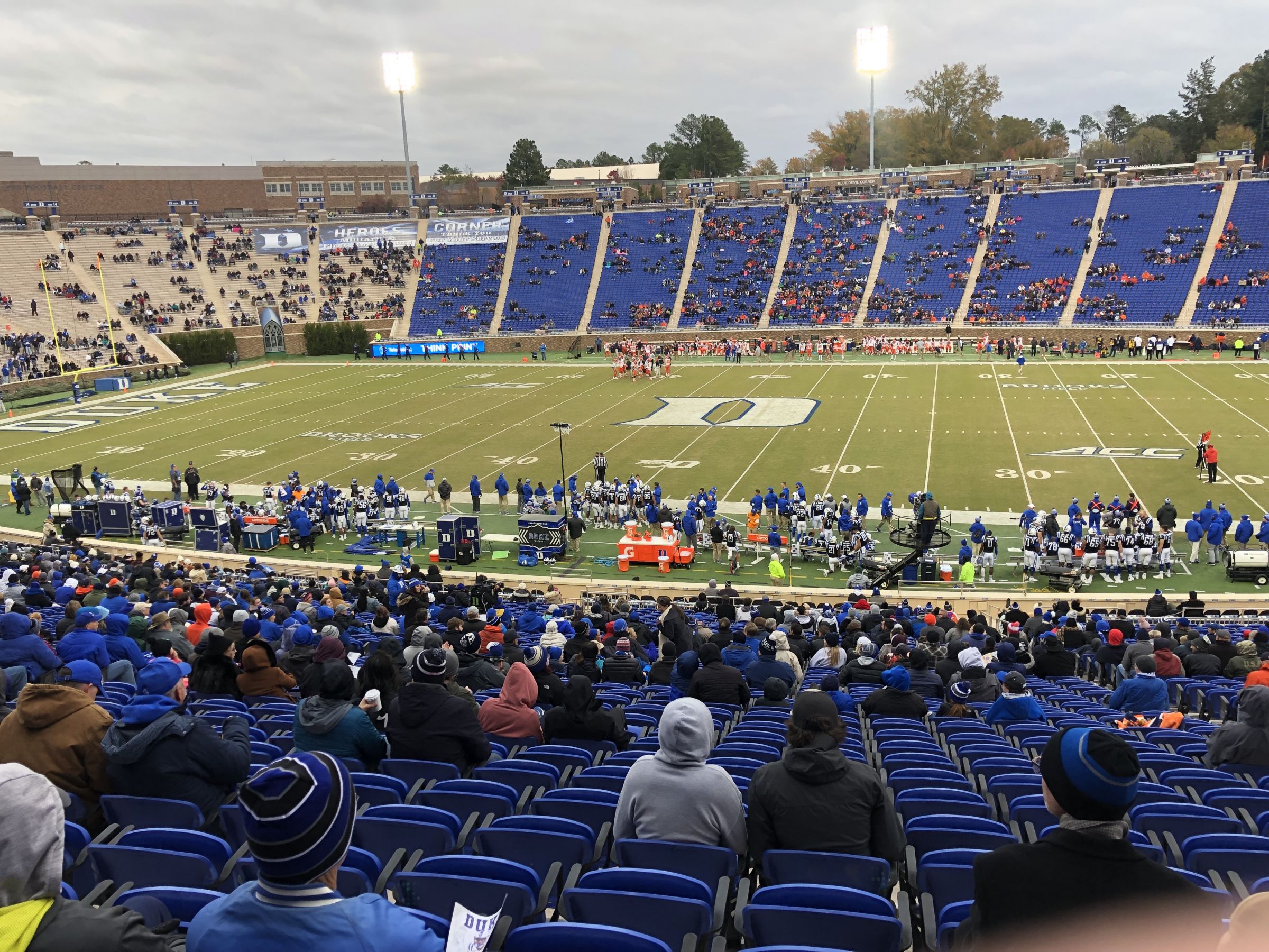 section 27, row z seat view  - wallace wade stadium