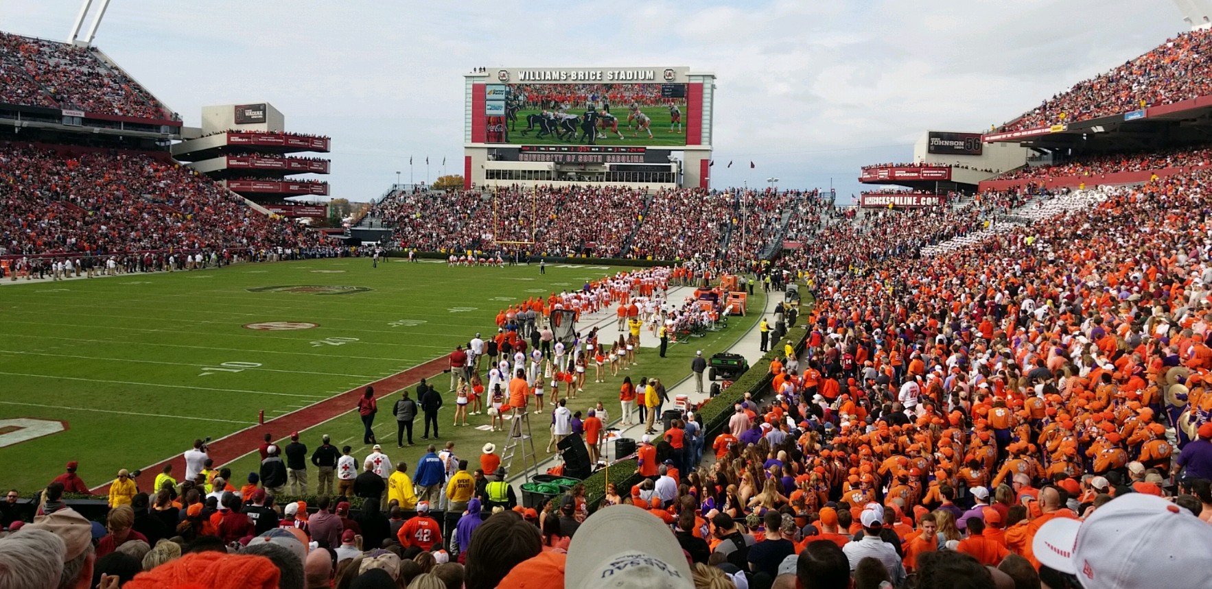 section 15, row 23 seat view  - williams-brice stadium