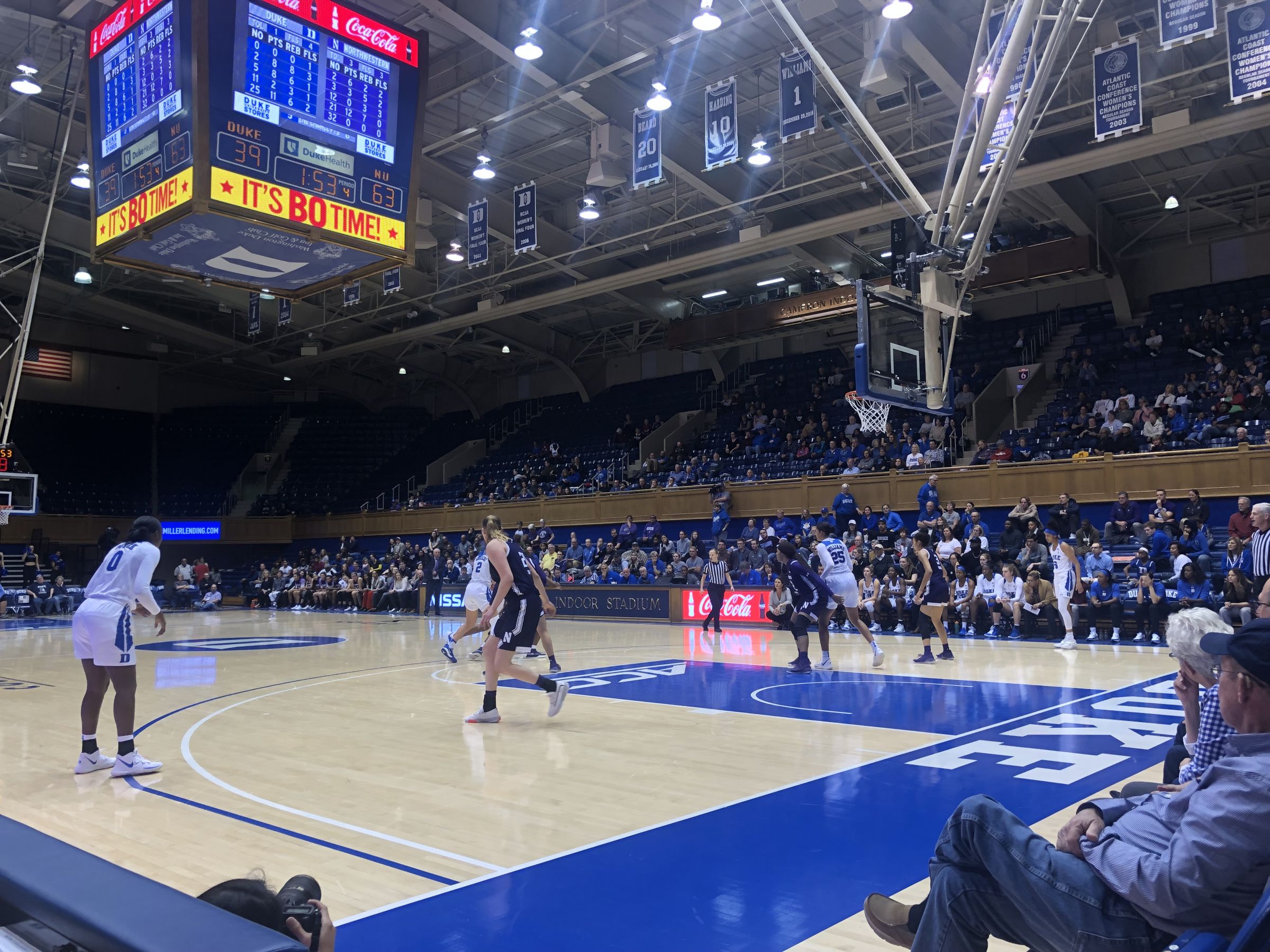 section 17 seat view  - cameron indoor stadium