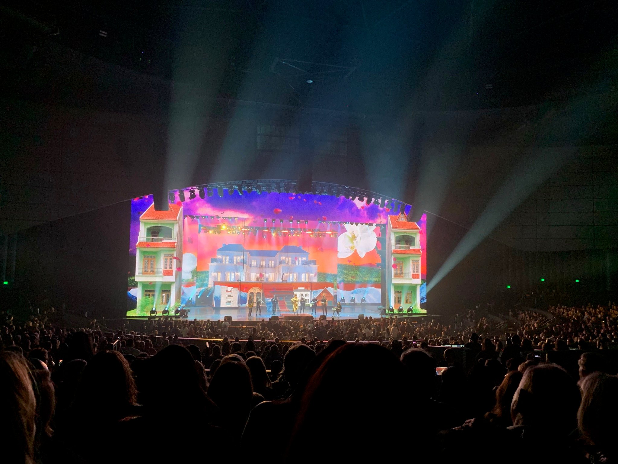 section 206, row j seat view  - ph live at planet hollywood