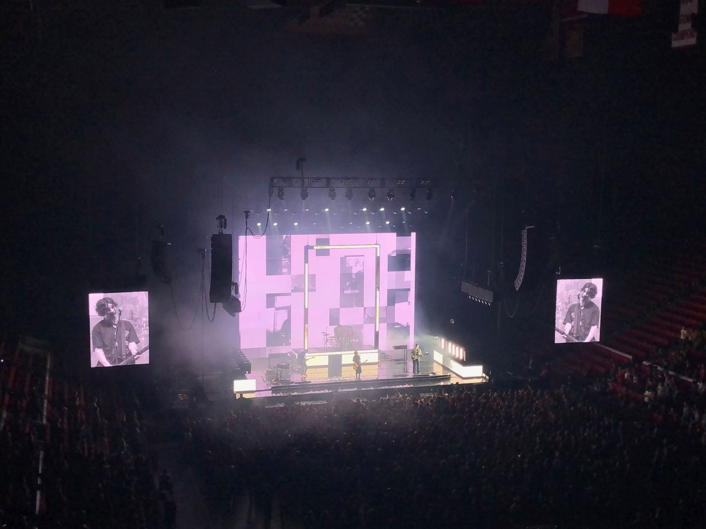 head-on concert view at PNC Arena