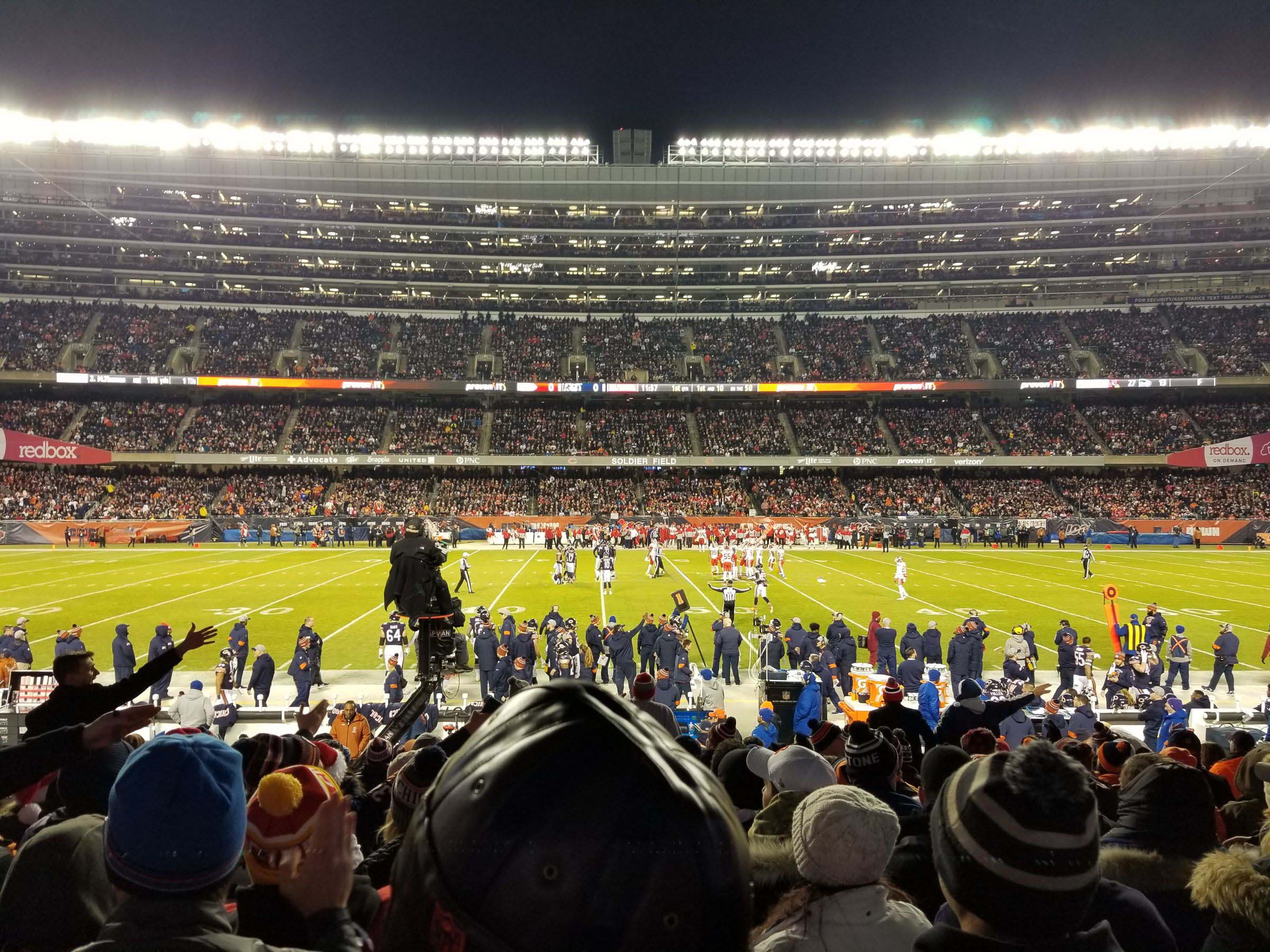 section 138, row 13 seat view  for football - soldier field