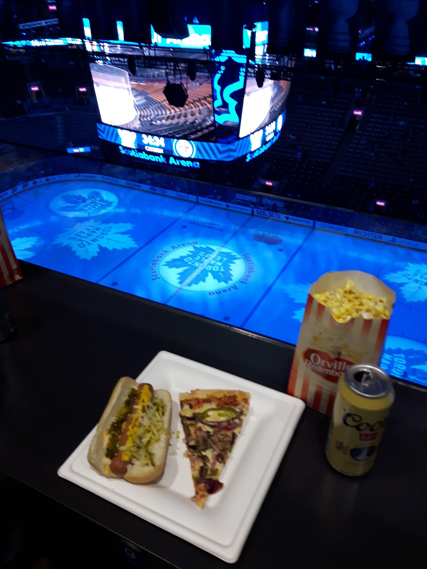 gondola boxes, row r1 seat view  for hockey - scotiabank arena