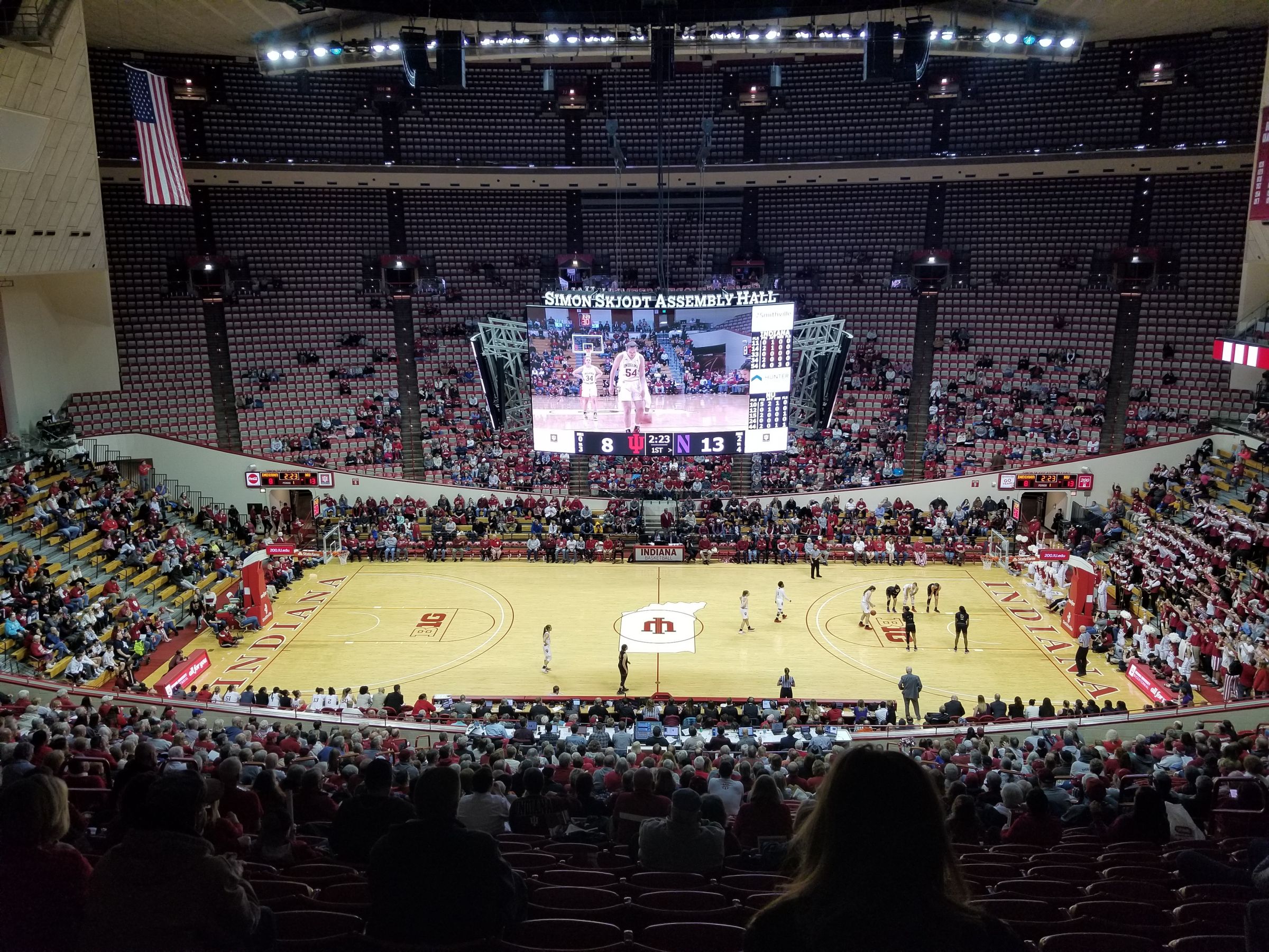 section c, row 31 seat view  - assembly hall